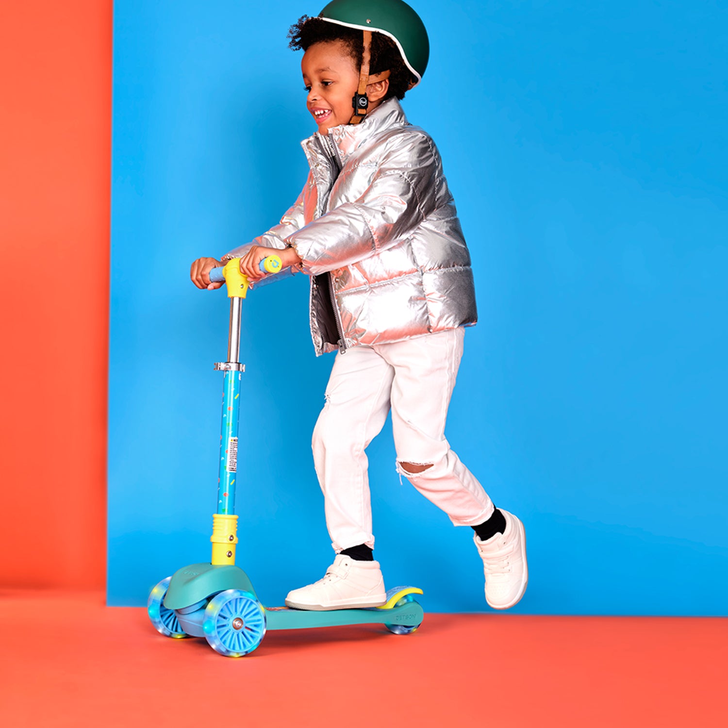 3 Wheel LED Light Up Kick Scooter for Kids - Disney & Marvel Favorite Characters Edition - Fun Outdoor & Commuting Scooter for Boys & Girls