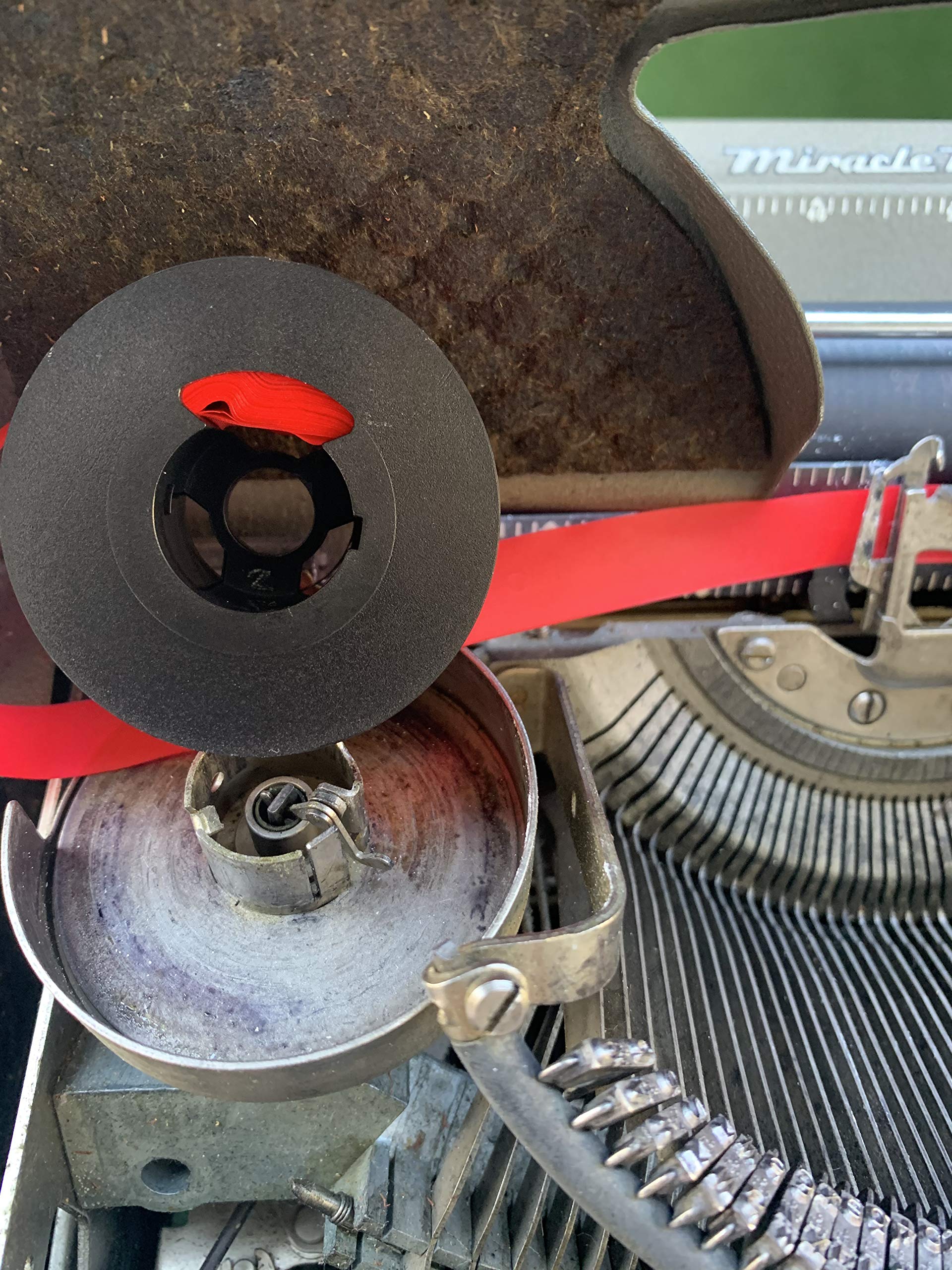 Vintage Black & Red Typewriter Ribbon for Antique Remington Typewriters - Compatible with Old Manual Typewriters - Perfect for Writers, Collectors & Retro Office Decor