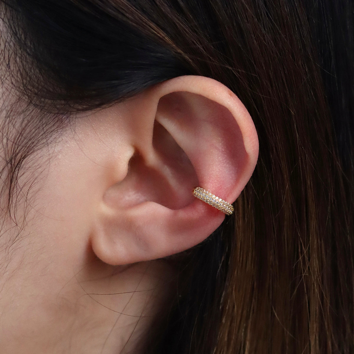 Sparkle Ear Cuff - Elegant Non-Piercing Clip-On Earrings for Women, Perfect for Parties, Weddings & Everyday Wear