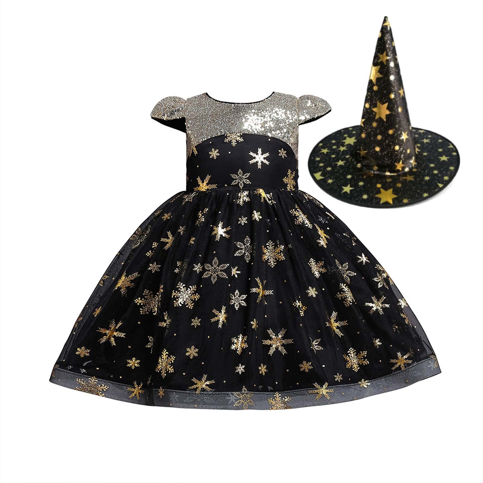 Azrian Halloween Costume Dress for Baby Girls & Kids - Gauze Princess Party Dress for Halloween, Cosplay & Masquerade - Perfect for Trick-or-Treating, Costume Parties & Photo Shoots