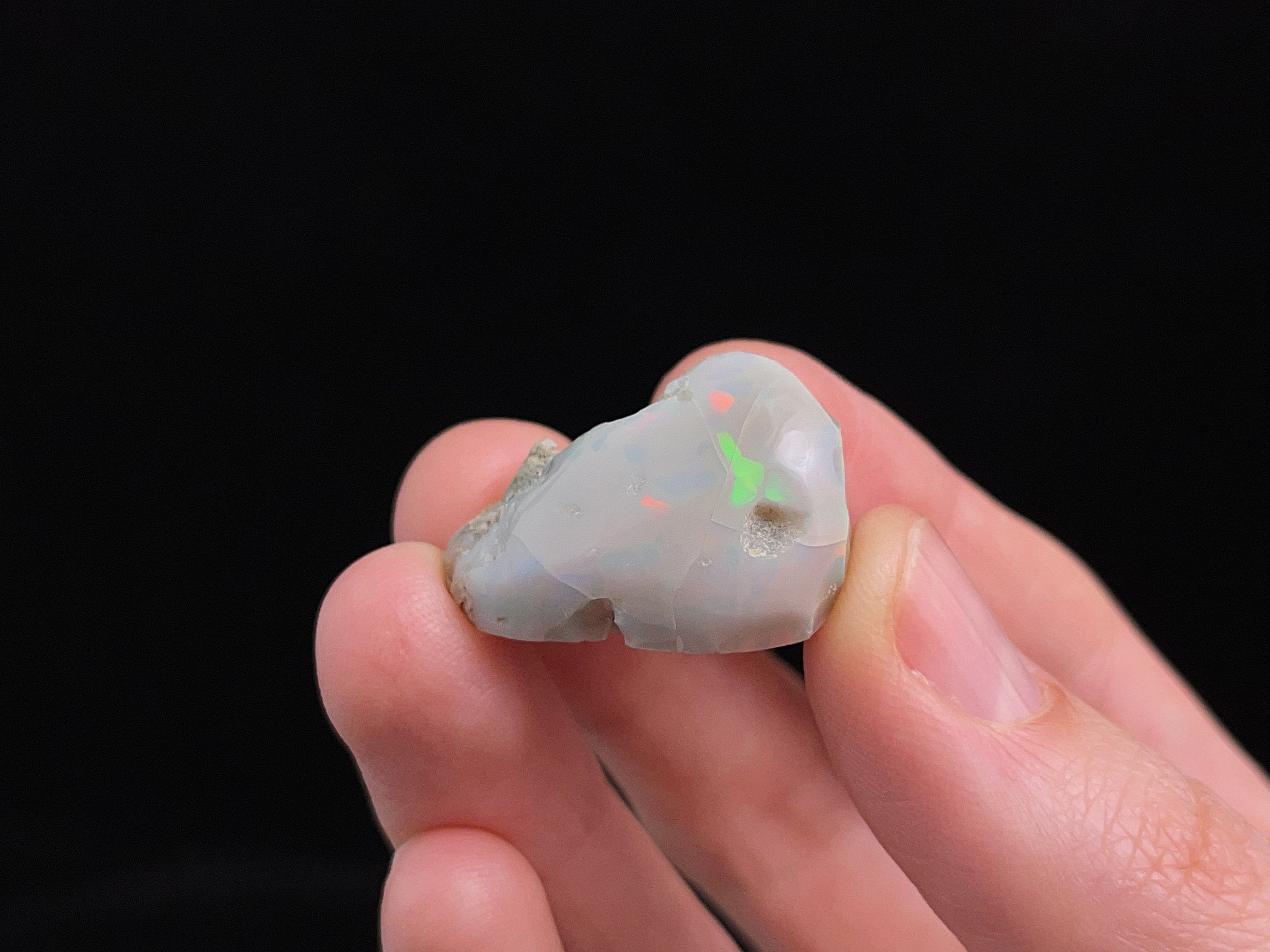 Natural Welo Opal Crystal - 3A XL Polished Window Raw Opal | October Birthstone Gemstone (45300) | Perfect for Jewelry Making, Healing Crystals & Home Decor