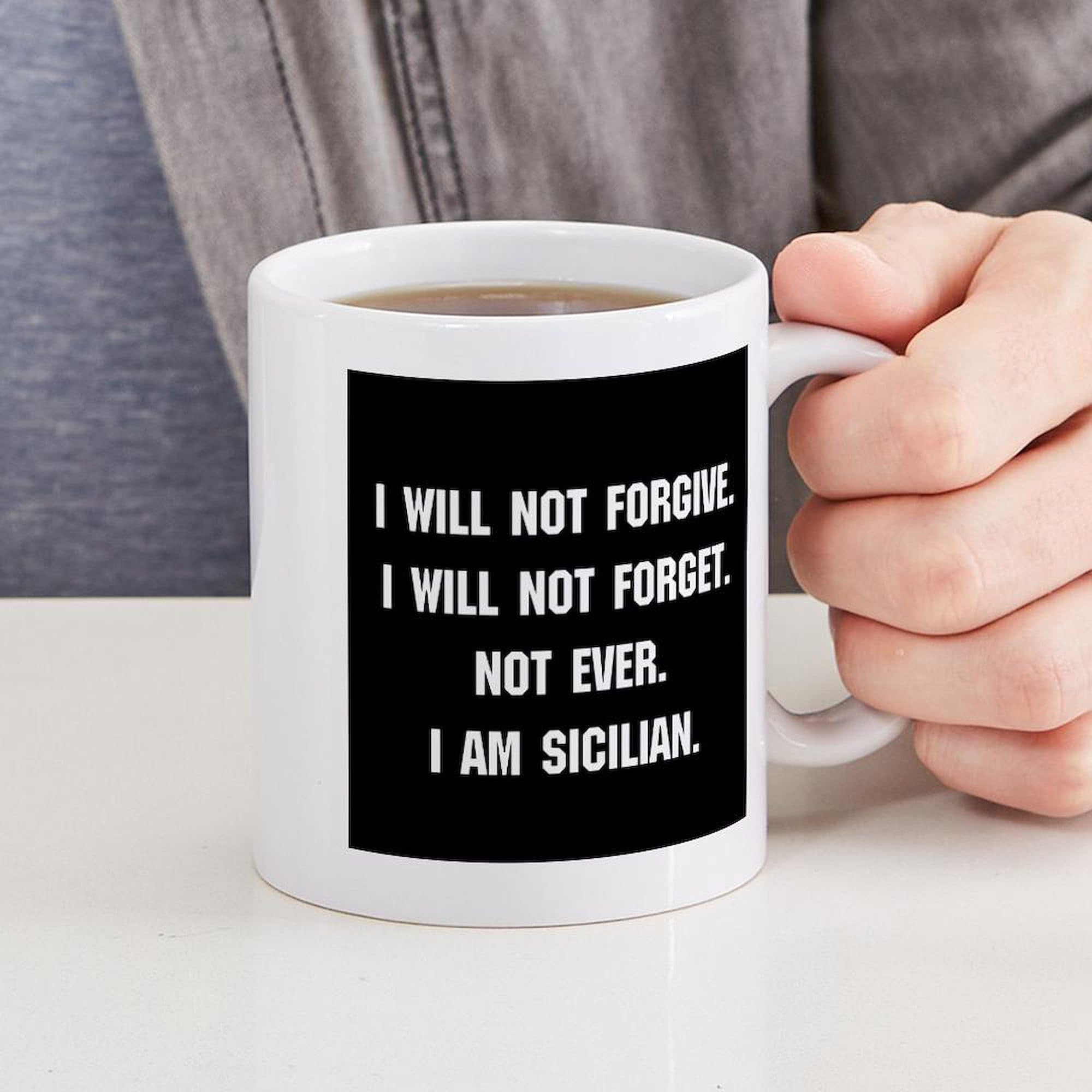 Sicilian Ceramic Coffee Mug 11 oz (325 ml) - Perfect for Home, Office & Gifts - Durable & Stylish Coffee Cup for Espresso, Tea & Hot Beverages