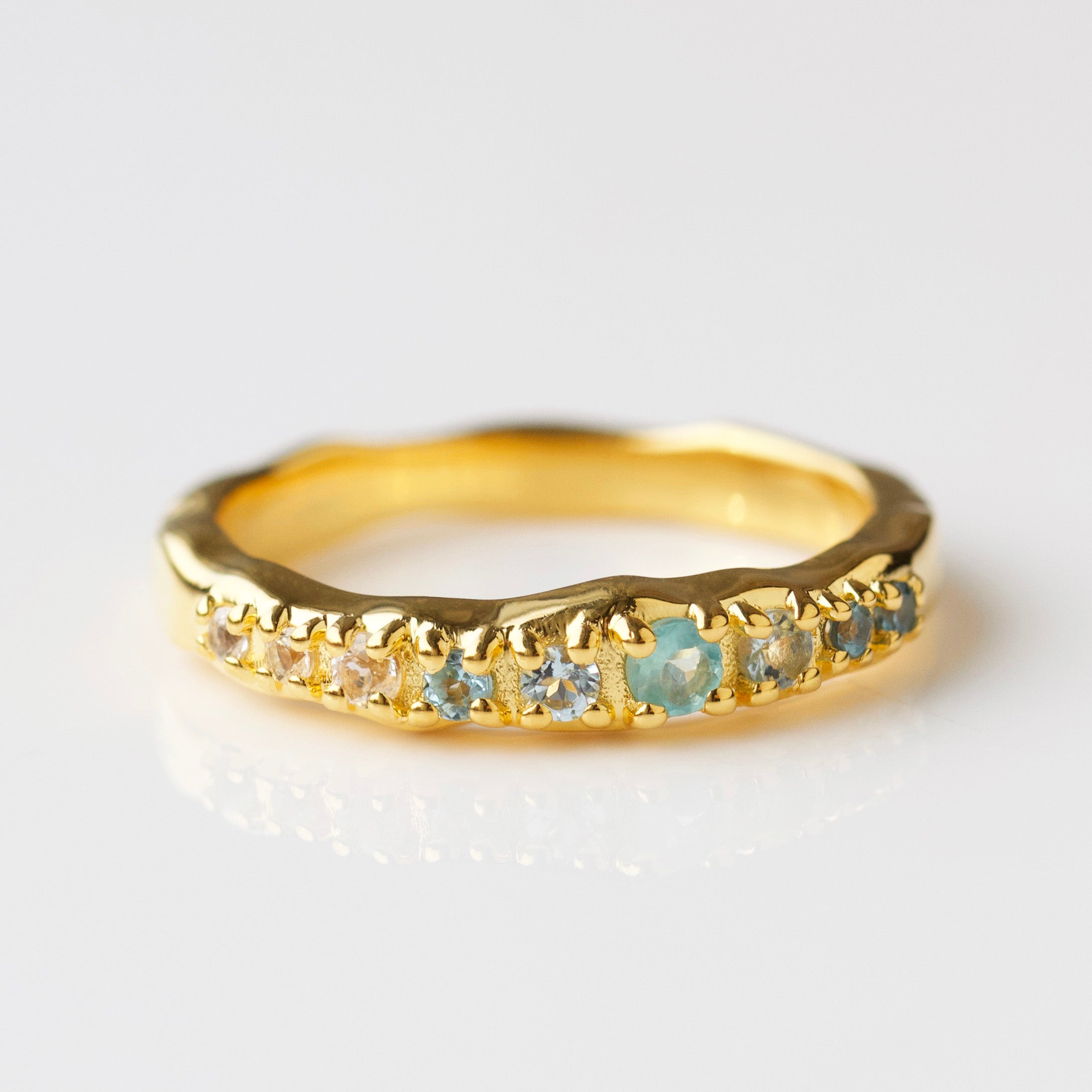 Hattie Ombre Molten Ring - Elegant Gradient Jewelry for Women | Perfect for Parties, Weddings & Everyday Wear