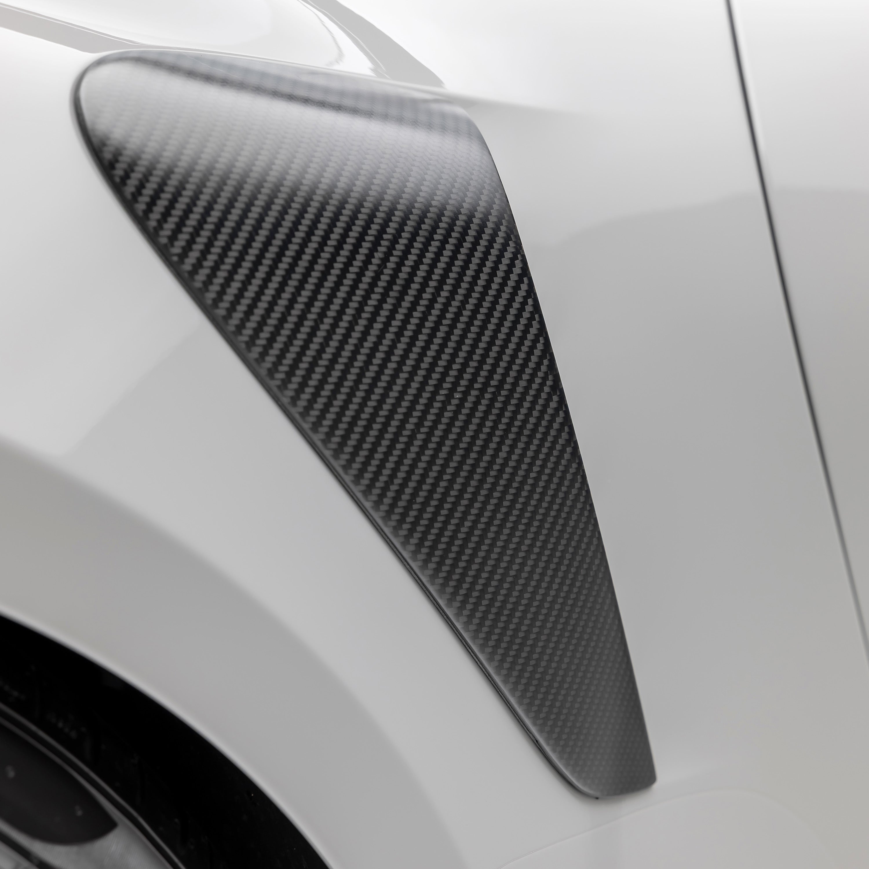 Porsche 992 Turbo S Carbon Fiber Aero Side Intake Trim - High Performance Air Intake Upgrade for 911 Turbo S (2019-2023) | Track & Street Use