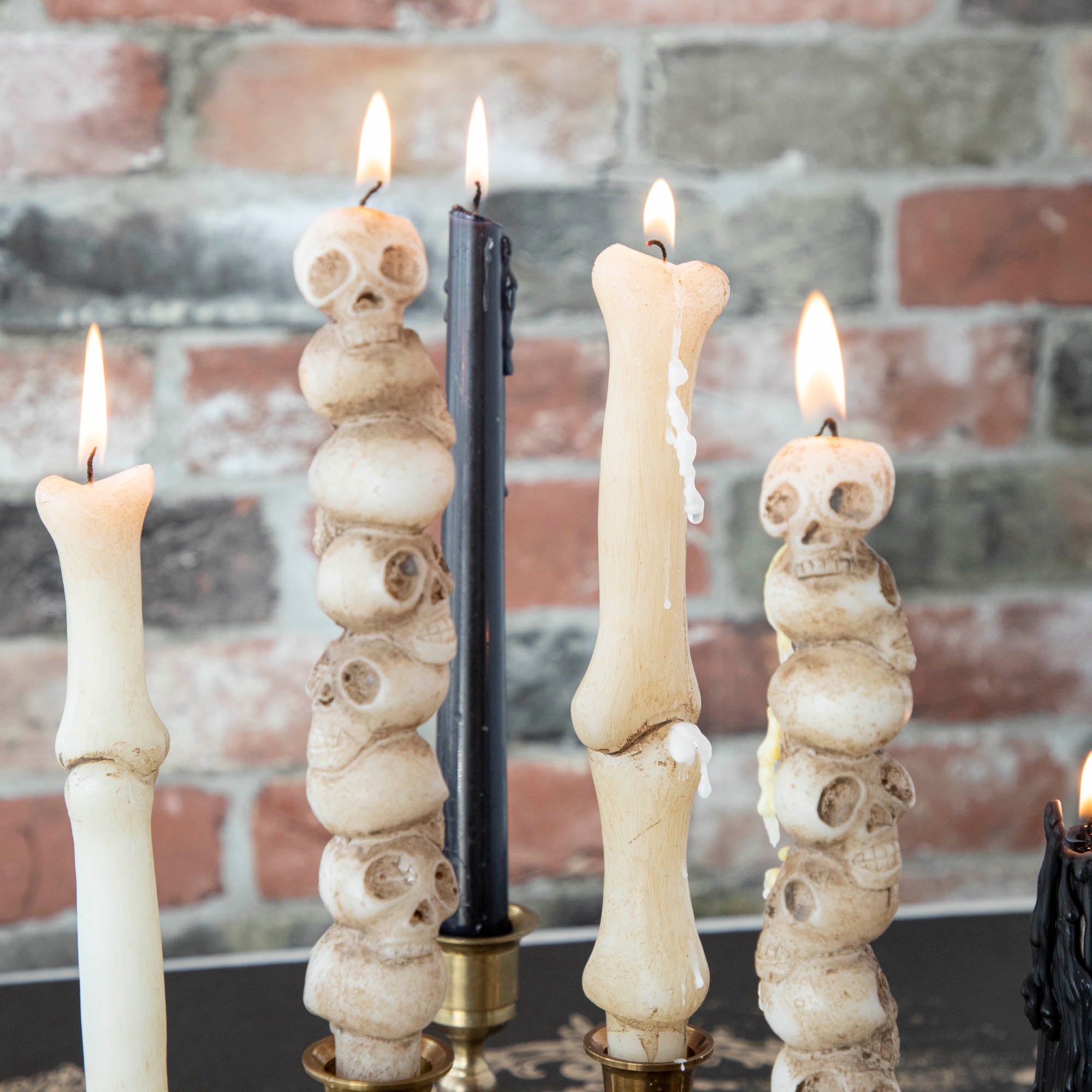 Spooky Halloween Candle Sets - 3-Pack Scented Candles for Home Decor, Party & Haunted House Atmosphere | Perfect for Halloween Decorations, Pumpkin Carving Nights & Cozy Fall Evenings