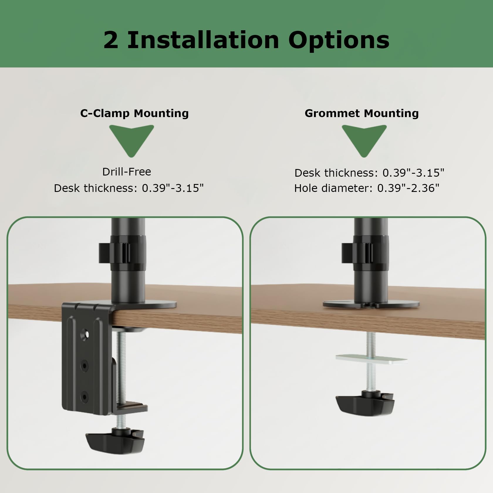 Triple Monitor Stand for 17-32