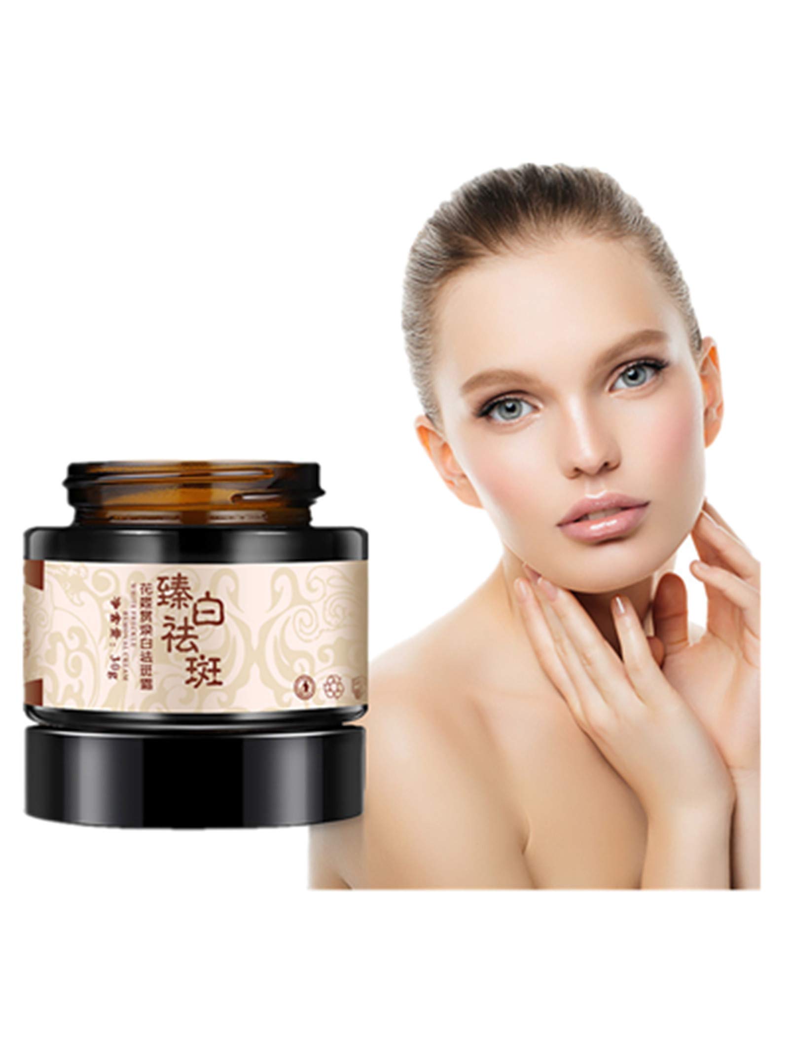 Zewuai Skin Brightening Cream for Face - Dark Spot Corrector, Freckle & Chloasma Treatment, Whitening Moisturizer | Daily Use for Even Skin Tone & Glowing Complexion