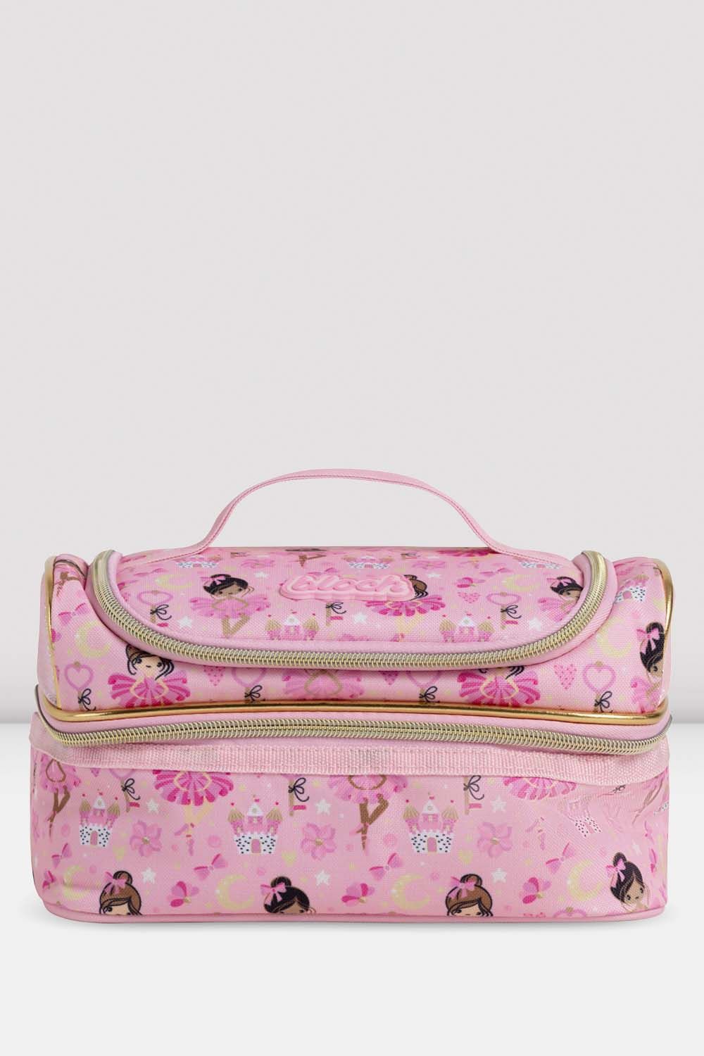 Bloch Girls Ballet Dance Lunch Box - Insulated Reusable Lunch Bag for Ballerinas, Dance Class & School - Cute Pink Ballet Shoe Design