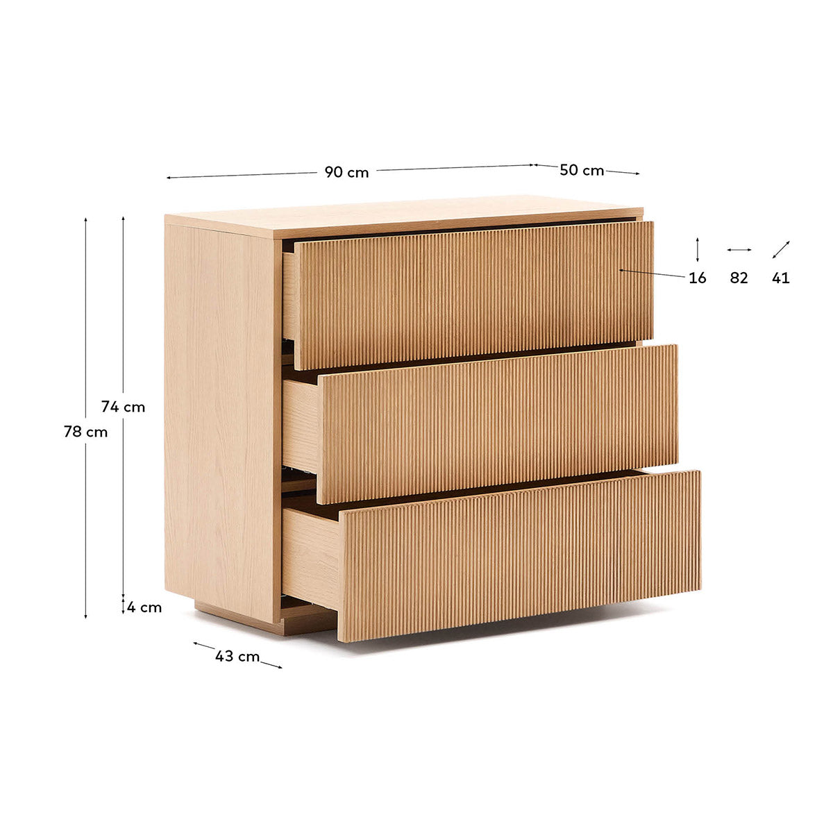 Helvine 5-Drawer Chest - Modern Wood Dresser for Bedroom & Closet Storage | Organize Clothes, Accessories & More | Perfect for Home, Office & Dorm Room