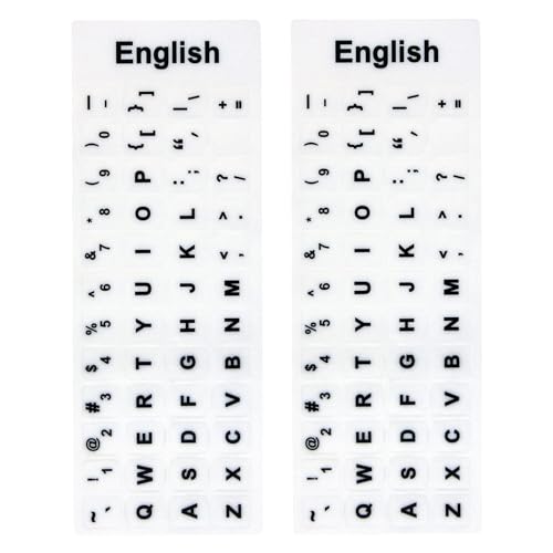 English-white/Black Letters