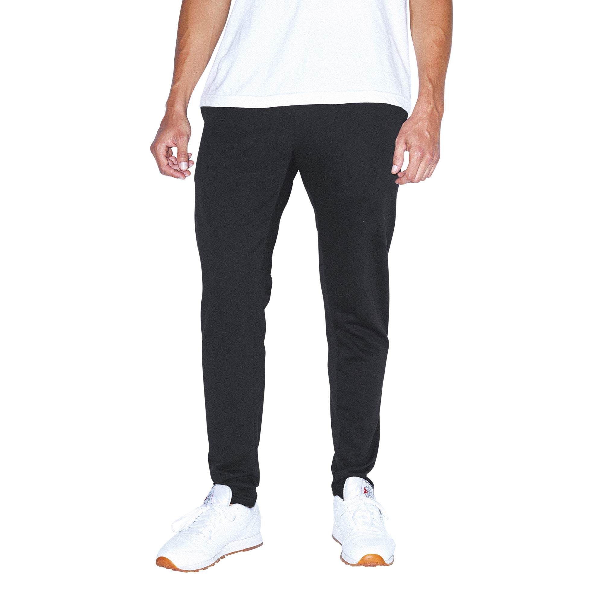 American Apparel Men's California Fleece Slim Fit Jogger Pants - Soft & Comfortable Lounge Wear for Running, Gym, Travel & Casual Outfits