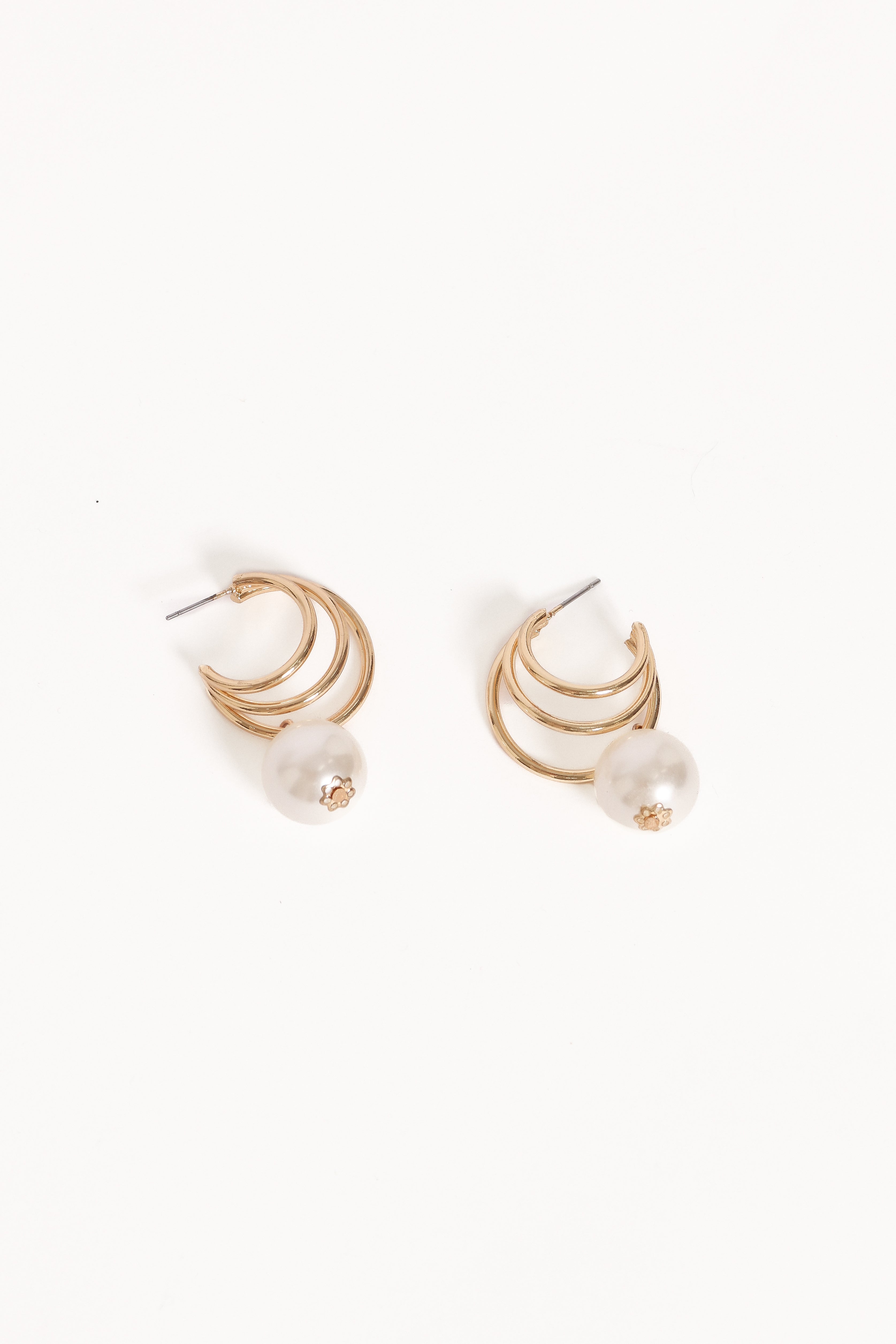 Elegant Gold Pearl Chelsea Earrings for Women - Perfect for Weddings, Parties & Special Occasions