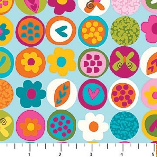 1 Yard Flamingo Fling by Michele Scott - 100% Cotton Quilt Fabric 6914 60