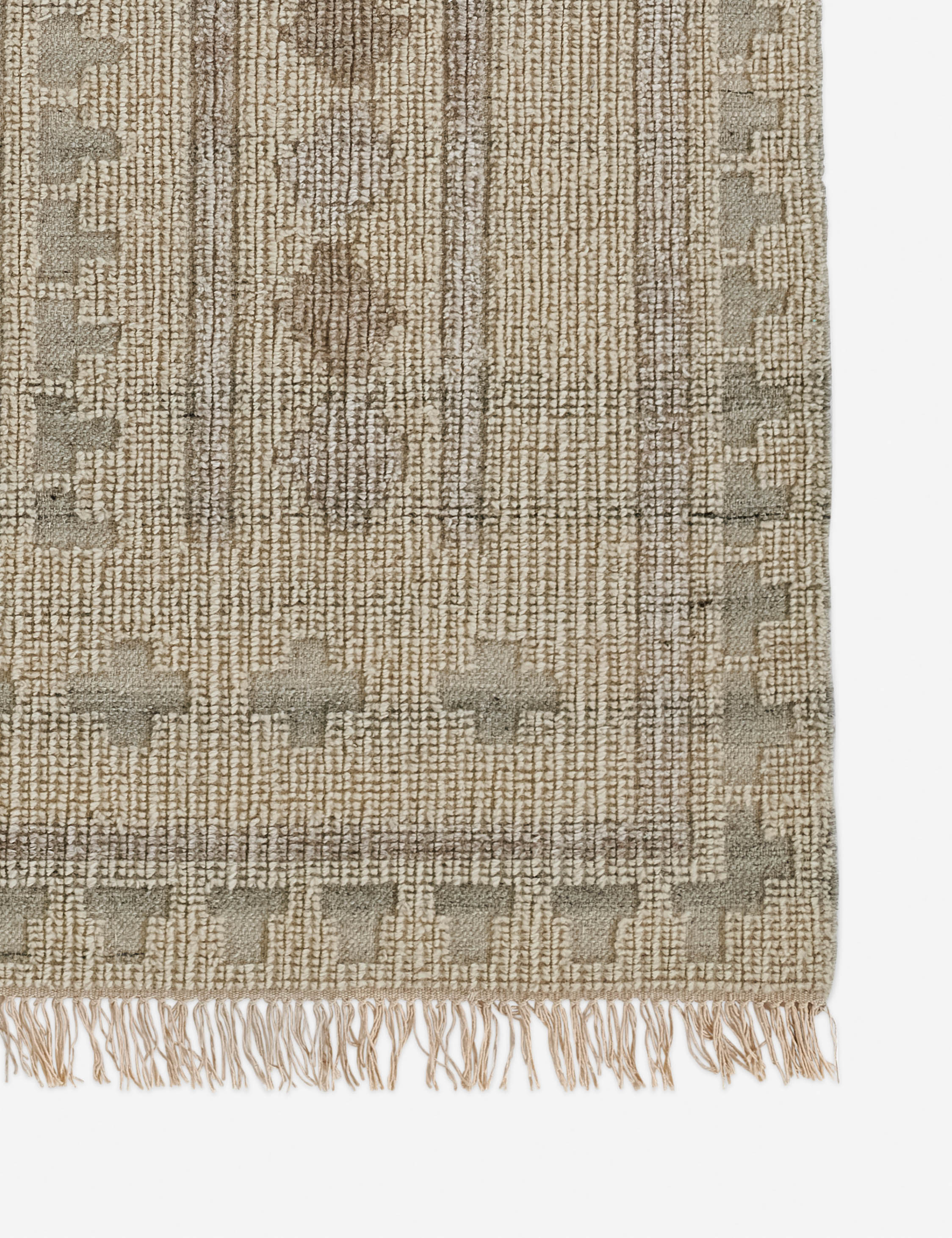 Handwoven Wool Rug - Soft & Durable Moroccan Style Area Rug for Living Room, Bedroom, or Office - Eco-Friendly Natural Fiber Home Decor