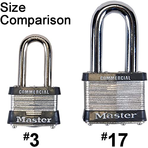 Master Lock 3KALF-8 Keyed Alike Padlock Set (3-Pack) - High Security Outdoor & Indoor Use for Lockers, Storage Units & Toolboxes