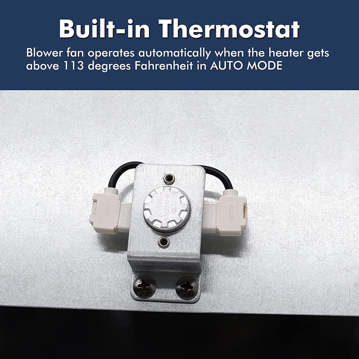 WHF100 Heater Fan Replacement for Dyna Glo 30000 BTU Natural Gas Blue Flame Wall Heater - Vent-Free Wall Mount Space Heater Accessory | Perfect for Garage, Basement & Workshop Heating
