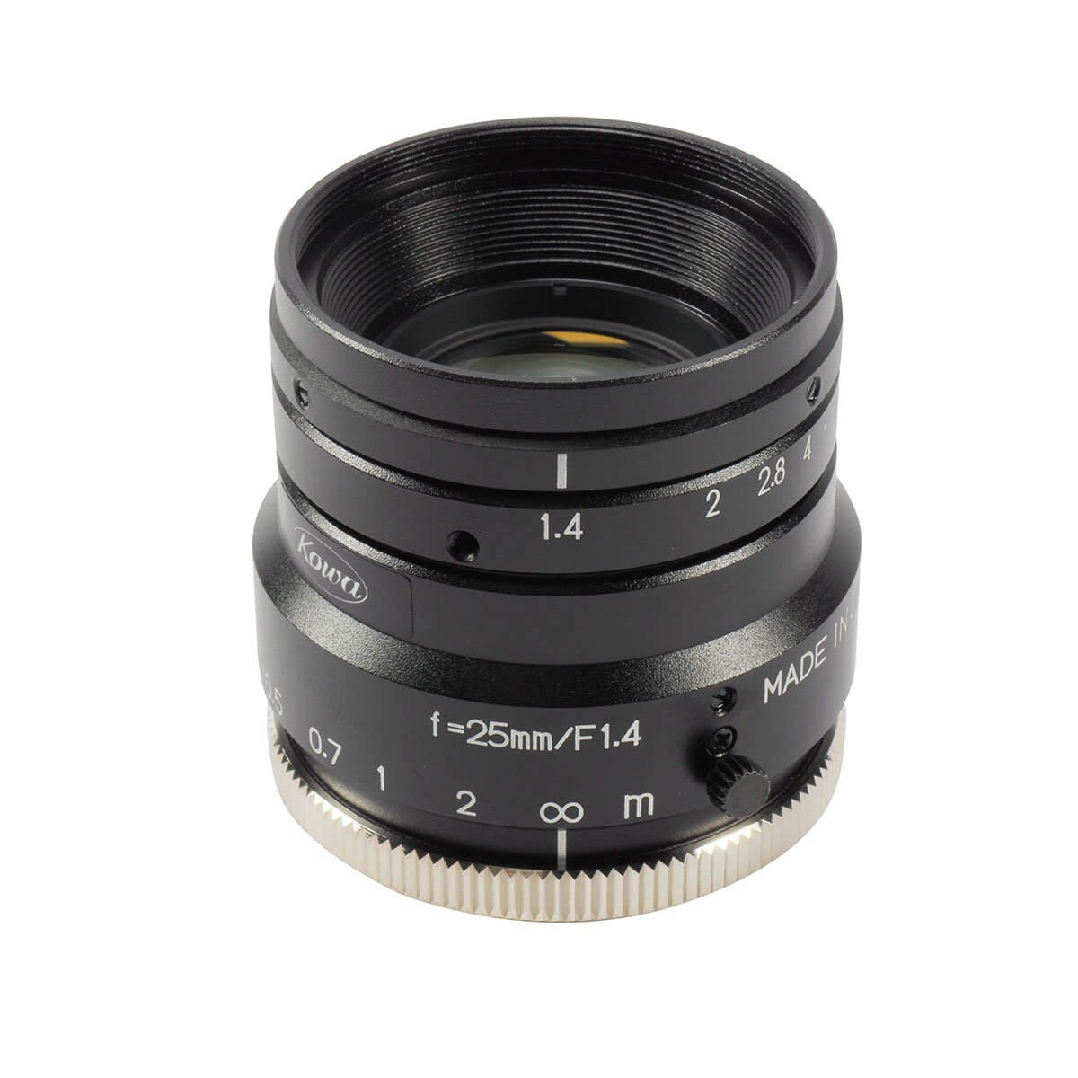 LM25HC SW 1.25mm F1.4 C Mount Lens for CCTV Security Cameras - High Speed Low Light Photography, Ideal for Surveillance & Industrial Machine Vision Applications