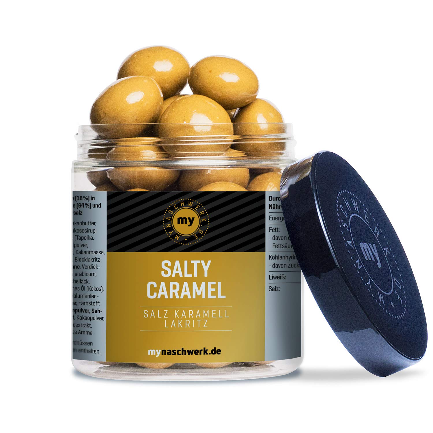 Premium Salty Caramel Licorice Candy 175g - Sweet & Savory Treat for Snacking, Gifting & Movie Nights