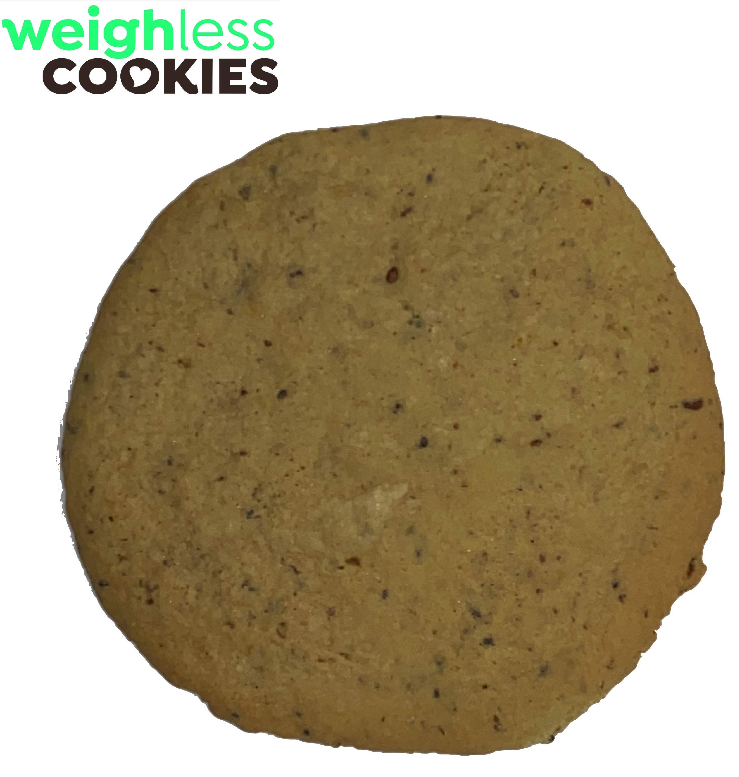Weightless Large Cookies 6 Pack - Assorted Flavors Variety Case | Healthy Gluten-Free, Low Carb, Low Calorie Snacks for Keto Diet, Office Break, School Lunch & On-the-Go Treats