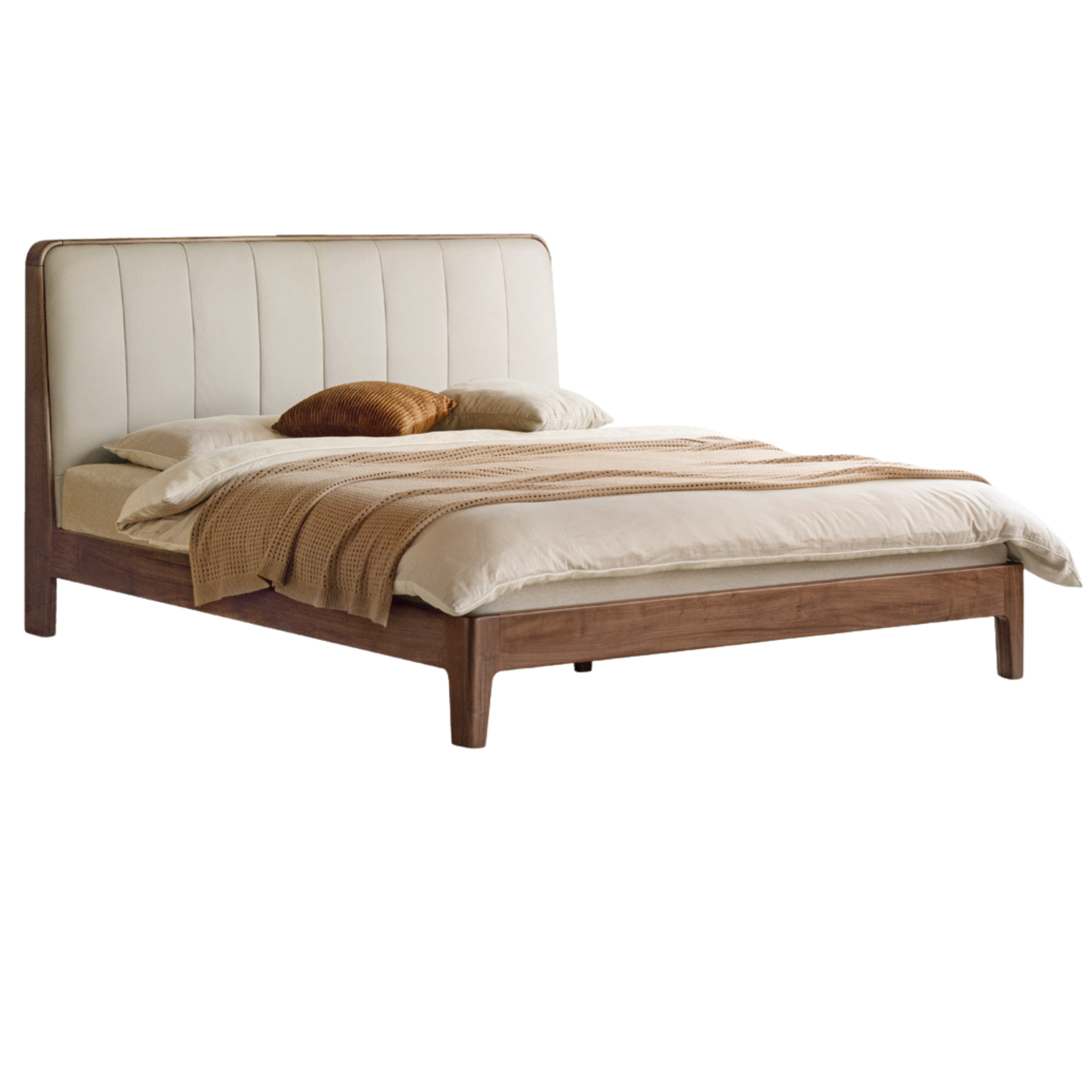 (Low bunk) Black walnut soft bed