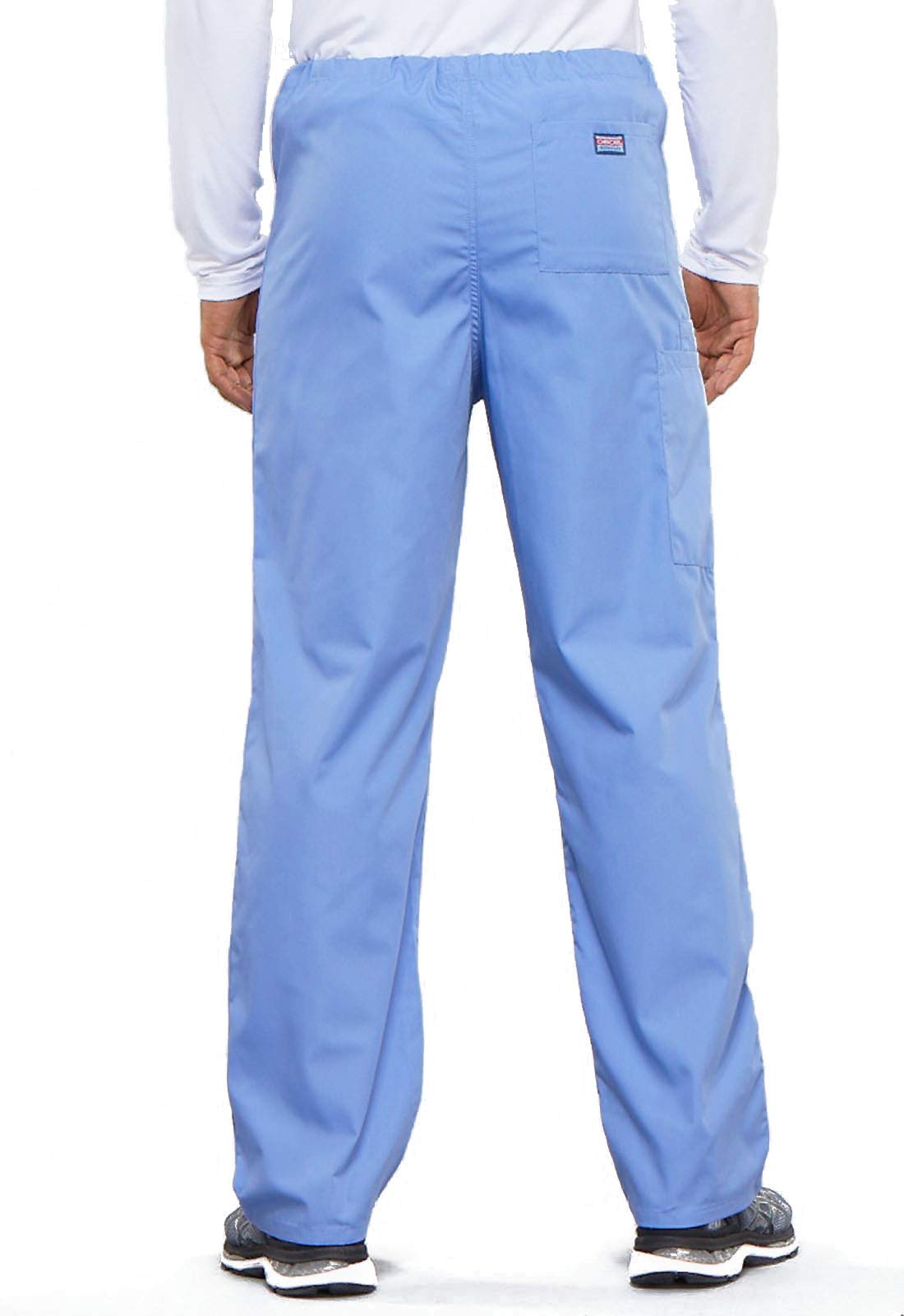Cherokee Tall Originals Unisex Drawstring Cargo Scrubs Pants - Ceil Blue, XX-Large Big & Tall | Comfortable Medical Workwear for Nurses & Healthcare Professionals