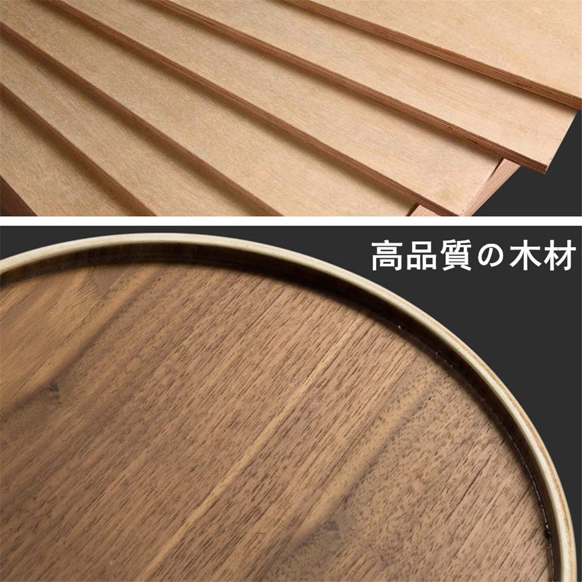 2.3 Gallon Japanese-Style Natural Wood Trash Can - Lightweight & Sturdy Round Waste Basket for Home, Office, Kitchen, Bedroom, Under Desk, Kids Room & Hotel - Eco-Friendly Home Decor & Waste Management Solution (Light Wood) - Perfect for Small Spaces, Minimalist Decor & Daily Trash Disposal