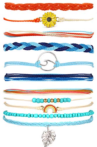R:Colorful Bracelets Anklets Set