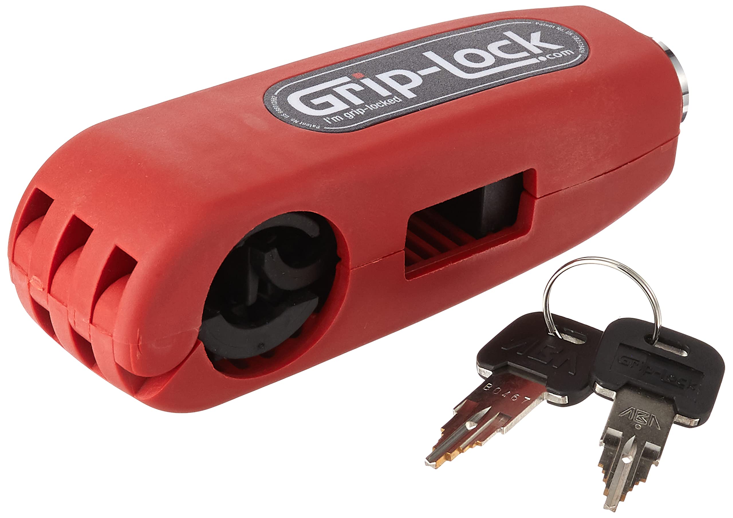 GLRed Heavy Duty Motorcycle & Scooter Handlebar Lock - Anti-Theft Security Device for Bikes, Scooters, ATVs - Perfect for Urban Commuting & Parking Protection