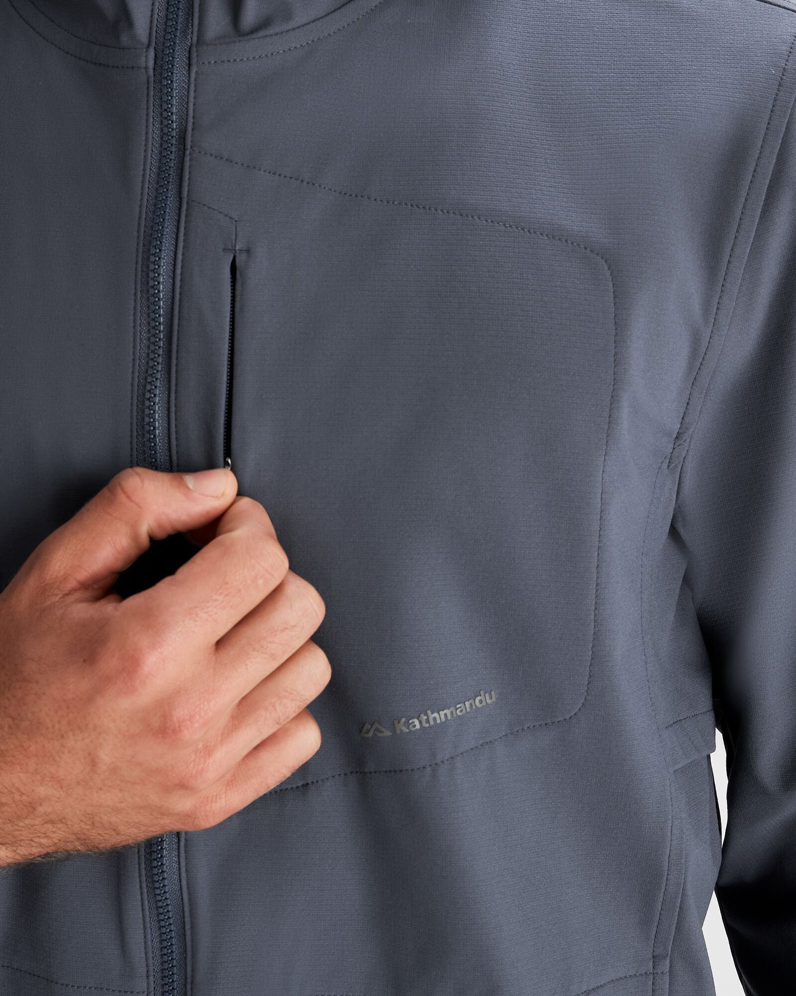 Men's Sun Breaker Jacket - Lightweight UV Protection Windbreaker with UPF 50+ (Mid Navy) - Perfect for Hiking, Running & Outdoor Activities