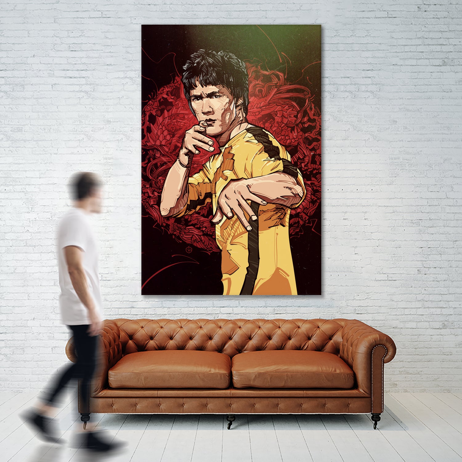 Bruce Lee 2 - Premium Collectible Action Figure | Authentic Martial Arts Movie Memorabilia | Perfect for Fans, Collectors & Home Decor