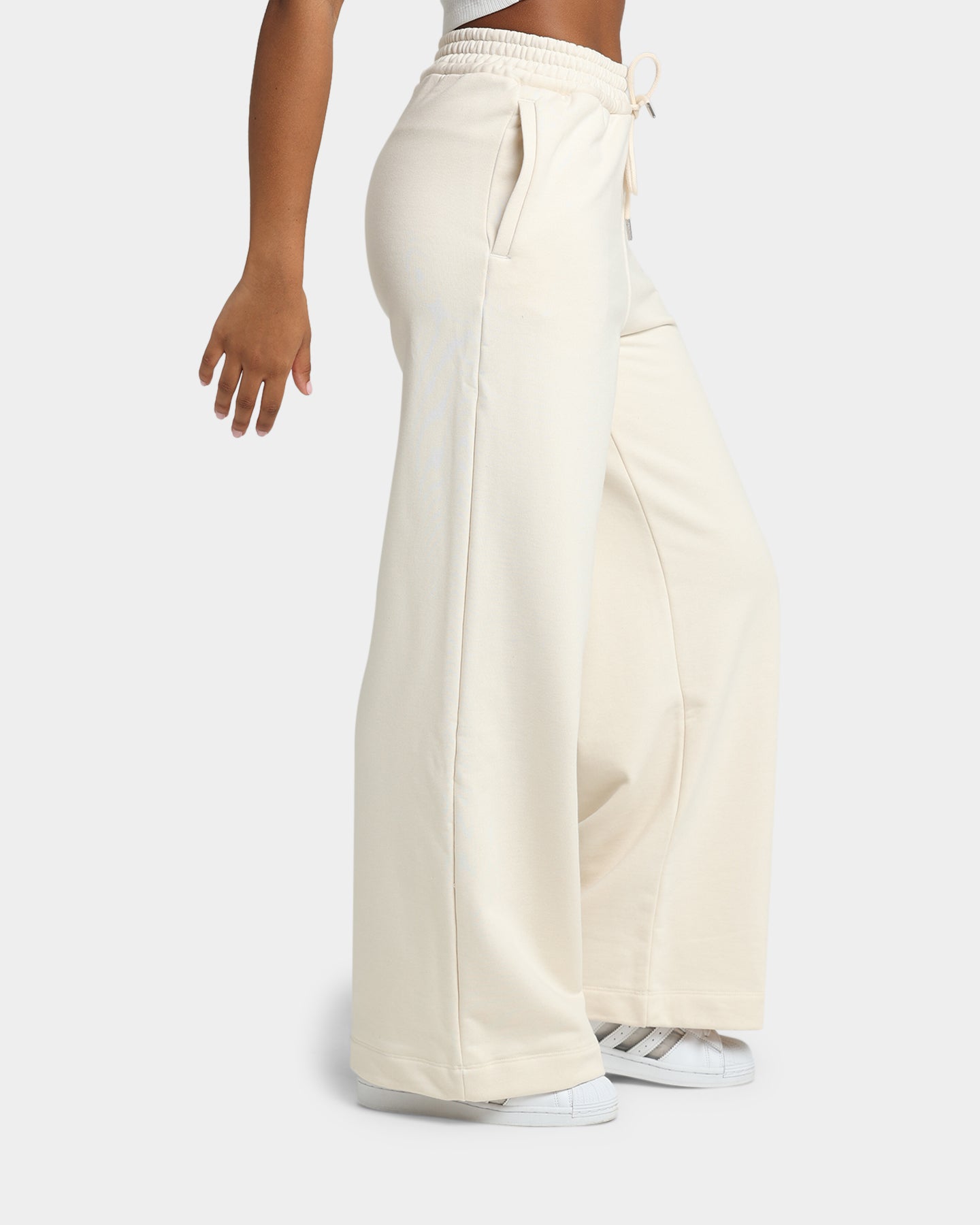 Adidas Women's Wide Leg Pants - Breathable Comfort Fit Athletic Lounge Pants for Yoga, Running & Casual Wear