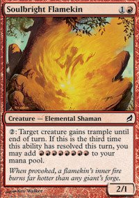 Magic: The Gathering Soulbright Flamekin Lorwyn Card - Rare MTG Creature for Collectors & Gameplay - Perfect for Deck Building & Tournaments