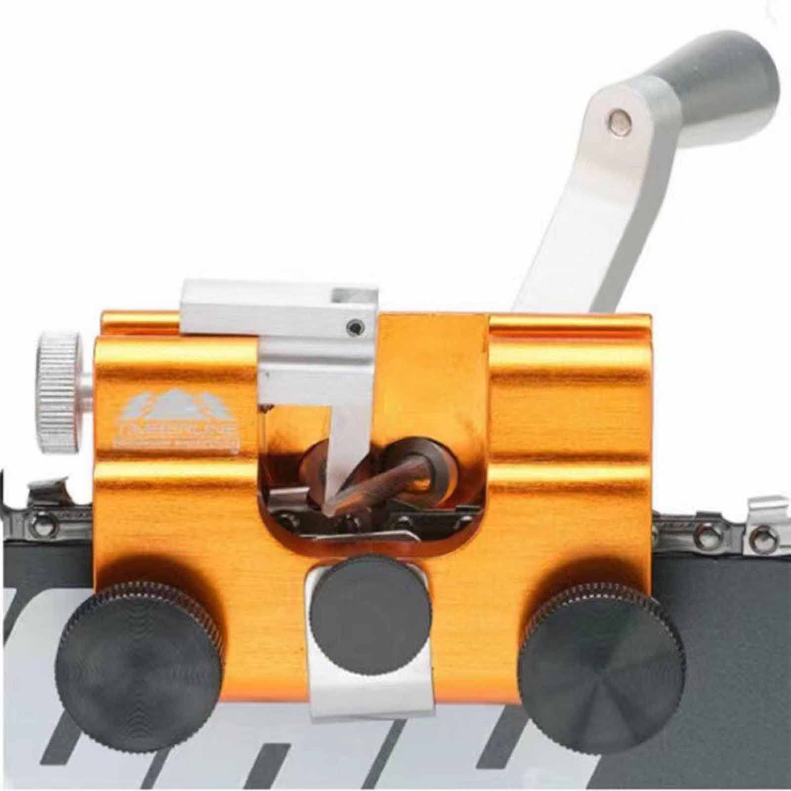Portable Chainsaw Sharpener Kit – Universal Chainsaw Chain Sharpening Tool for All Types of Chainsaws & Electric Saws – Perfect for DIY Woodworking, Tree Cutting & Outdoor Maintenance