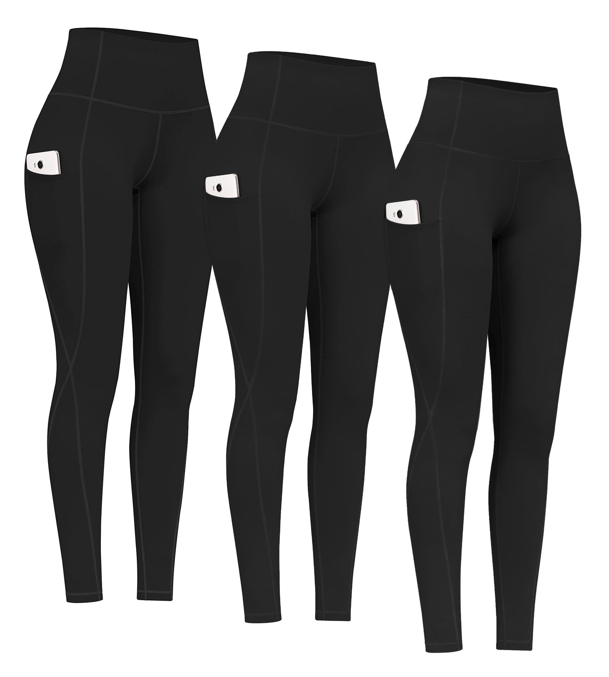 PHISOCKAT Women's High Waist Yoga Pants with Pockets - Tummy Control Workout Leggings for Yoga, Running & Gym | Comfortable Stretchy Activewear for Women
