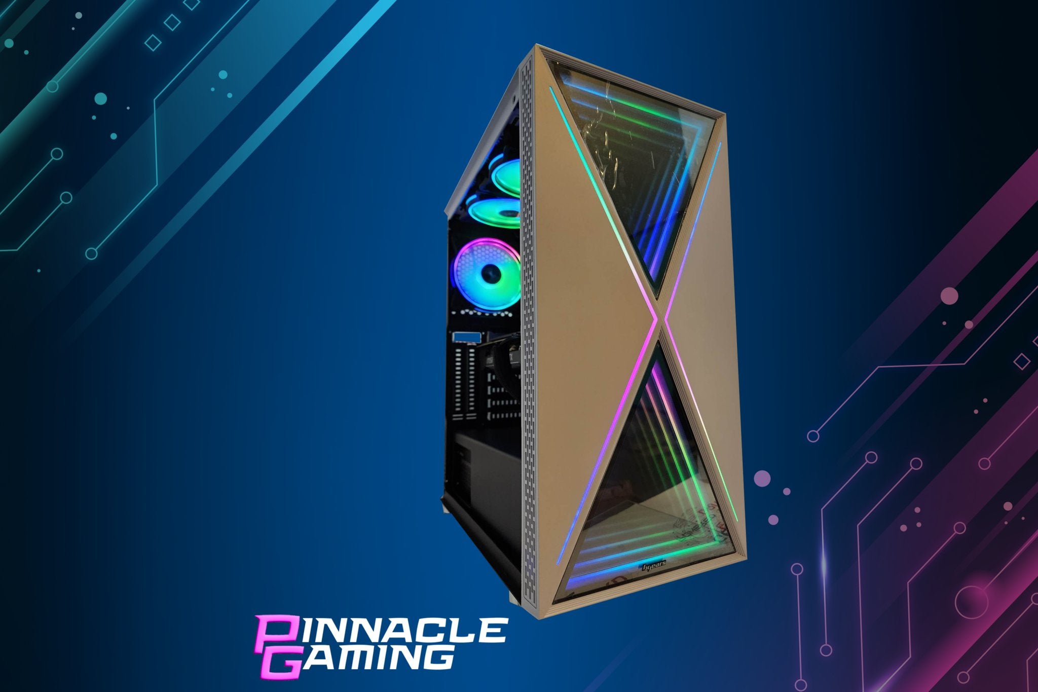 Pinnacle Gaming PC Desktop Computer - Intel Core i7, NVIDIA RTX 4070, 500GB/1TB/2TB SSD, 16GB/32GB RAM, Liquid Cooling, WiFi - Blackwidow H6 for High-Performance Gaming & Streaming