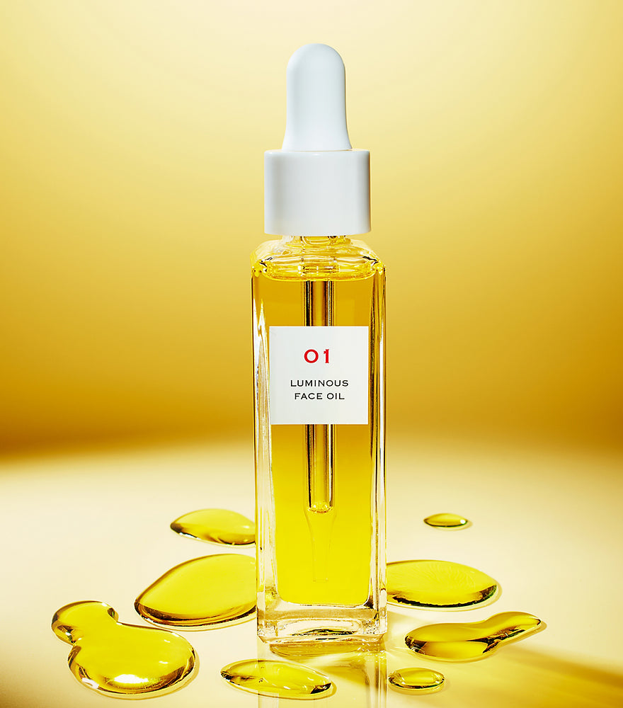 01 Luminous Face Oil - Brightening & Hydrating Facial Oil for Glowing Skin | Day & Night Moisturizer for Dry, Dull Skin - Perfect for Daily Skincare Routine & Makeup Prep