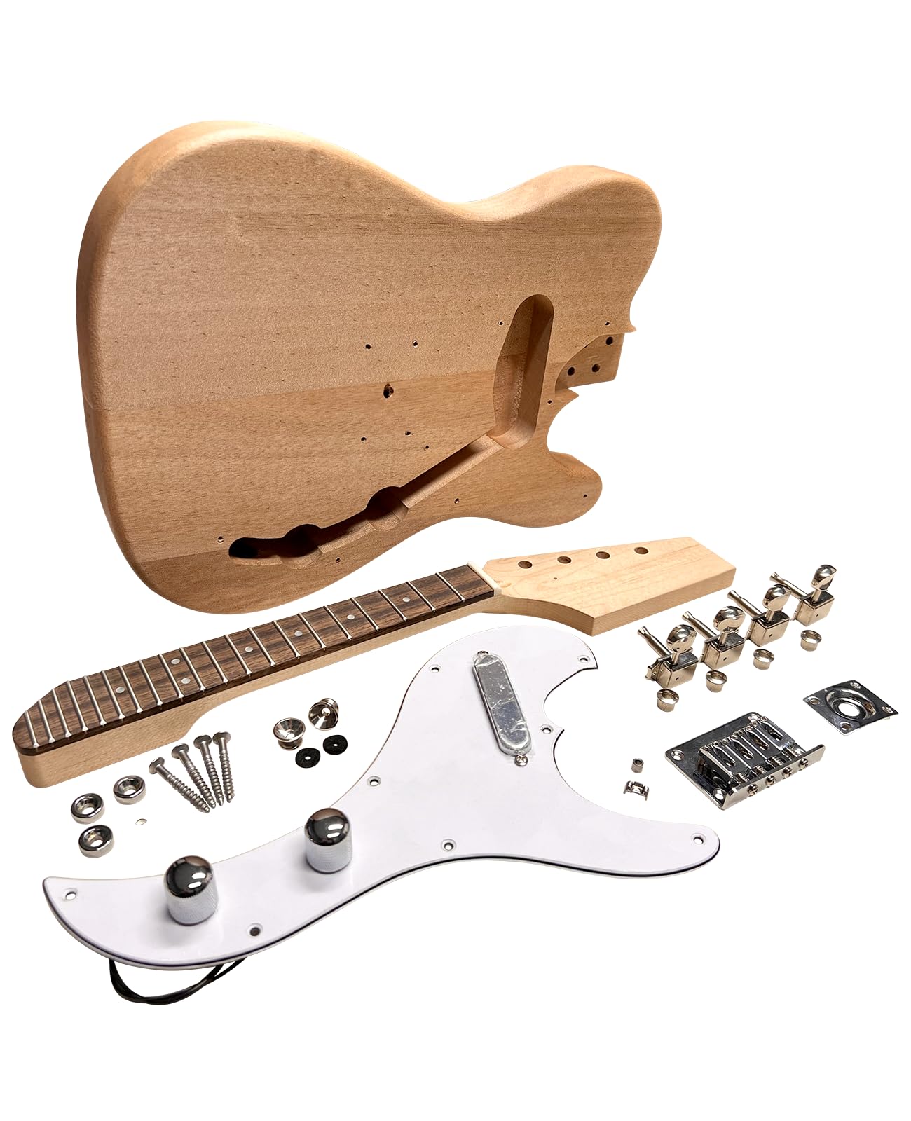 Saga MT-10 Electric Mandolin Kit - 4-String Solid Body with Pickup & Accessories - Perfect for Beginners, Live Performances & Recording Studios