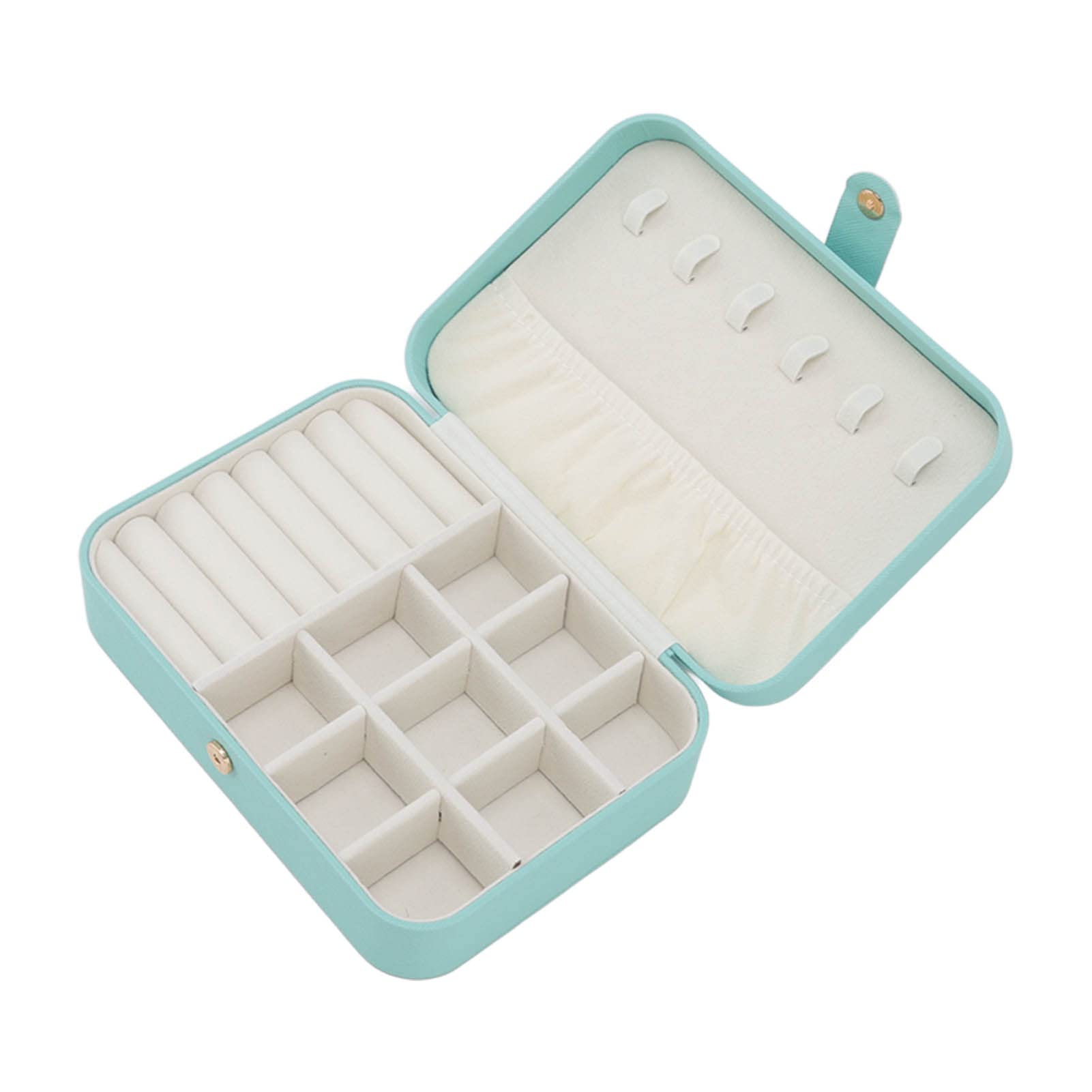 TOPIKIN Small Jewelry Box for Women & Girls - Portable Travel Jewelry Organizer with Ring & Earring Storage - Perfect Gift for Travel, Bridal Shower & Everyday Use - Compact Jewelry Case for Vacation, Business Trips & Home Organization - Ideal for Gifting, Travel Accessories & Home Decor - Great for Traveling, Daily Storage & Gift Giving - Use for Travel, Home, Office, Wedding & Birthday Presents | Perfect for Traveling, Daily Jewelry Storage, Bridal Showers, Birthday Gifts & Home Organization