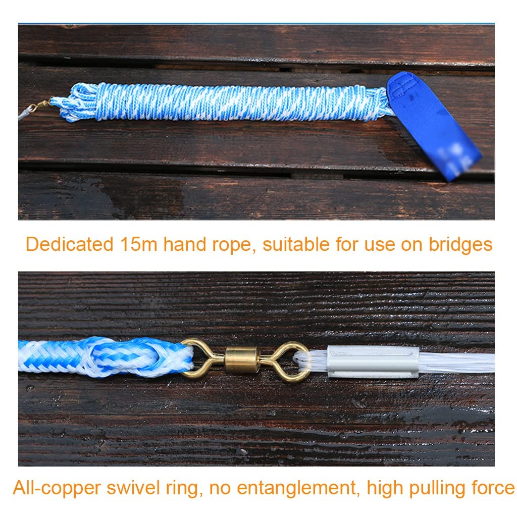 **Saltwater Fishing Cast Net - Heavy Duty Nylon Hand Throwing Casting Net - Portable & Durable for Ocean, Beach, and Shore Fishing**