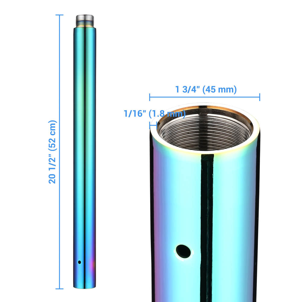 TheLAShop 500mm (45mm) Professional Dance Pole Extension - Perfect for Home Dance Studios, Pole Fitness & Aerial Yoga Training