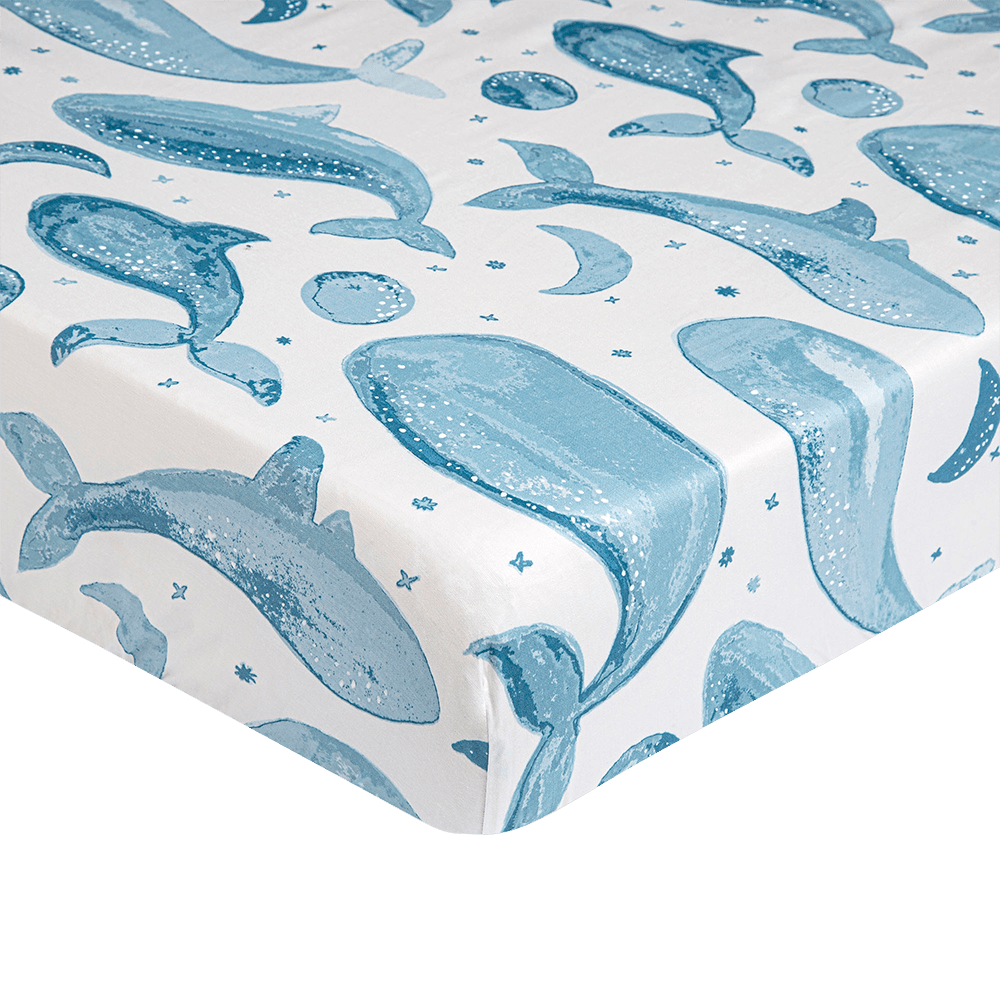 Organic Cotton Fitted Crib Sheet for Baby Crib - Soft, Breathable & Hypoallergenic Nursery Bedding - Perfect for Newborns, Toddlers & Daycare Use