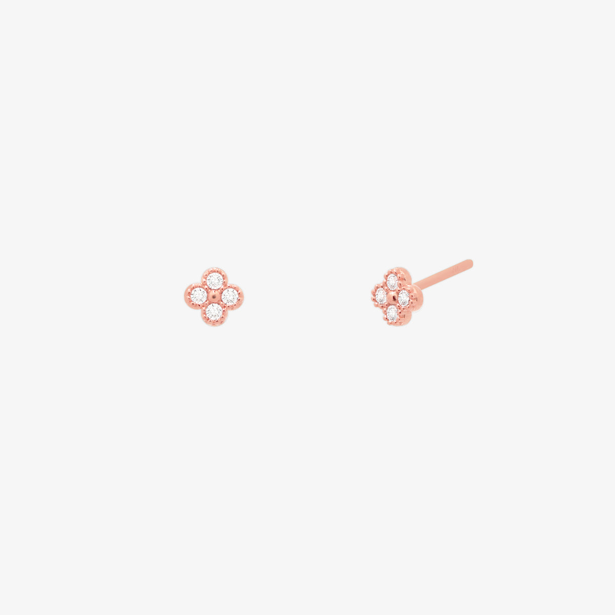 Sparkle Stud Earrings for Women - 925 Sterling Silver Clover Leaf Design - Perfect for Everyday Wear, Gifts & Special Occasions