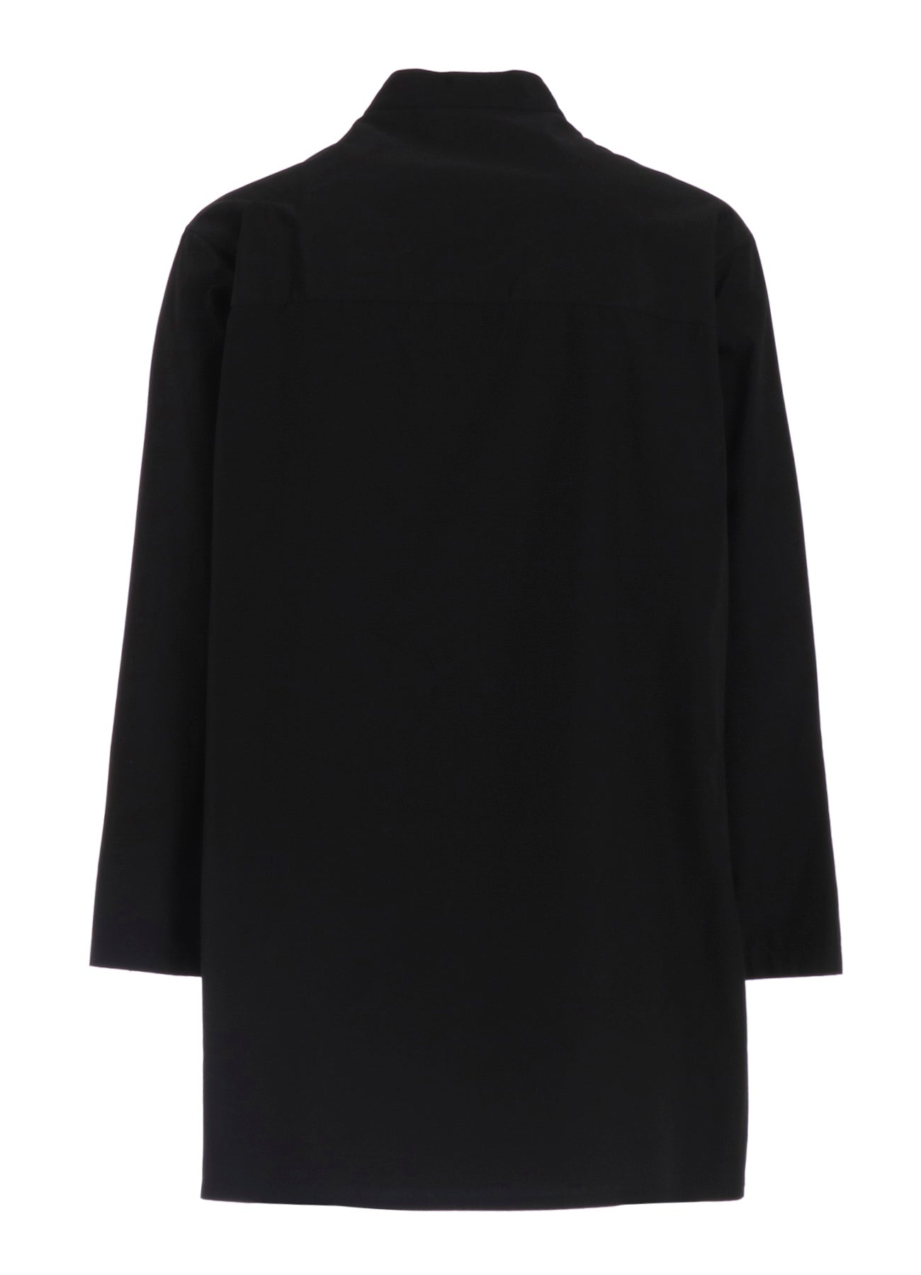 Chain Stitch Broad Mandarin Collar Blouse - Elegant Asian-Inspired Women's Top for Casual Wear, Office & Special Occasions