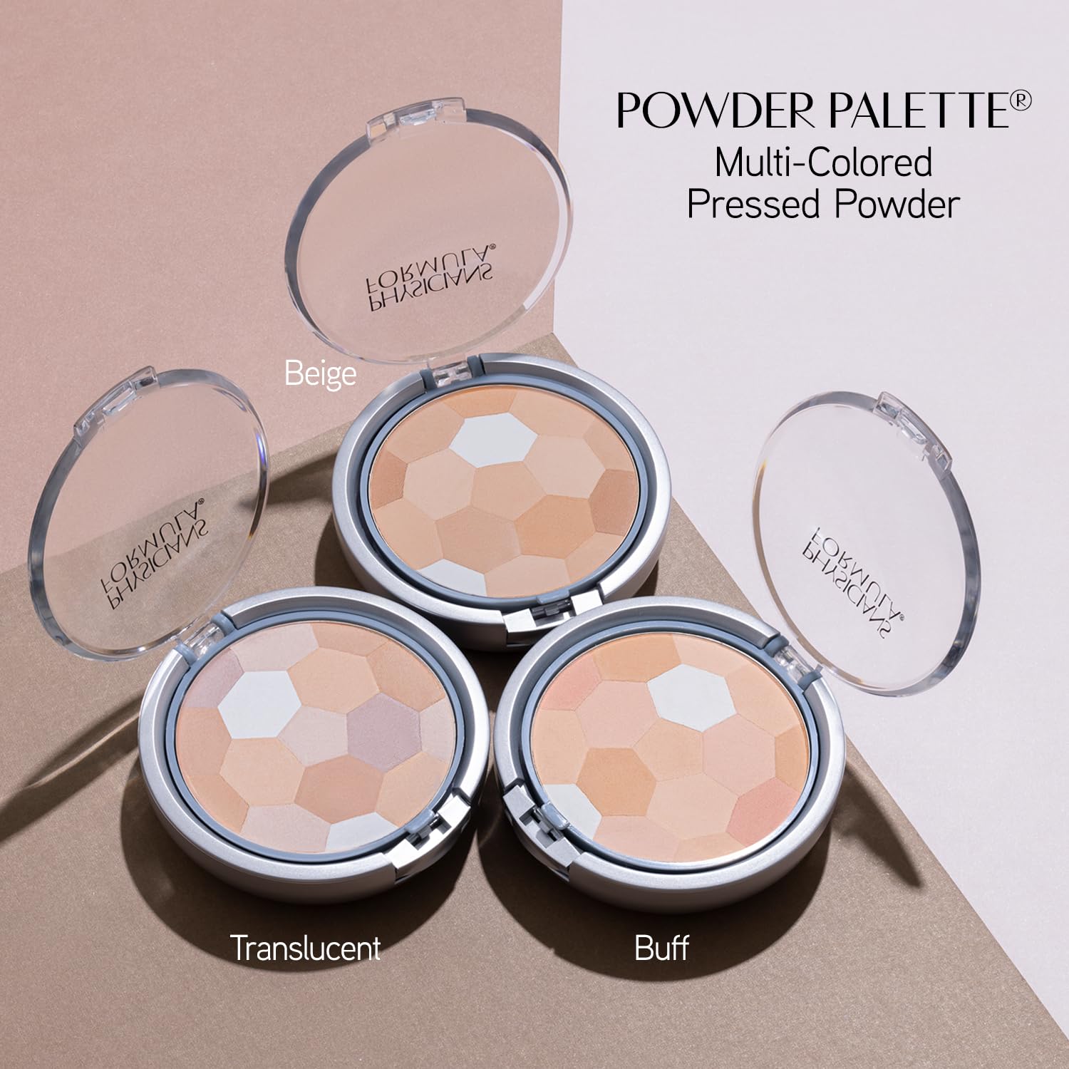 Physicians Formula Multi-Colored Pressed Finishing Powder - Translucent Setting Powder Palette for Natural Coverage | Dermatologist & Clinically Tested | Perfect for Daily Makeup & Professional Contouring