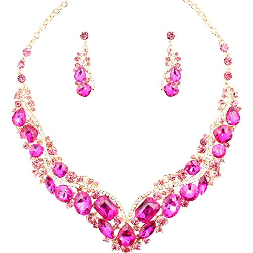 Style2-Fuschia-Gold plated