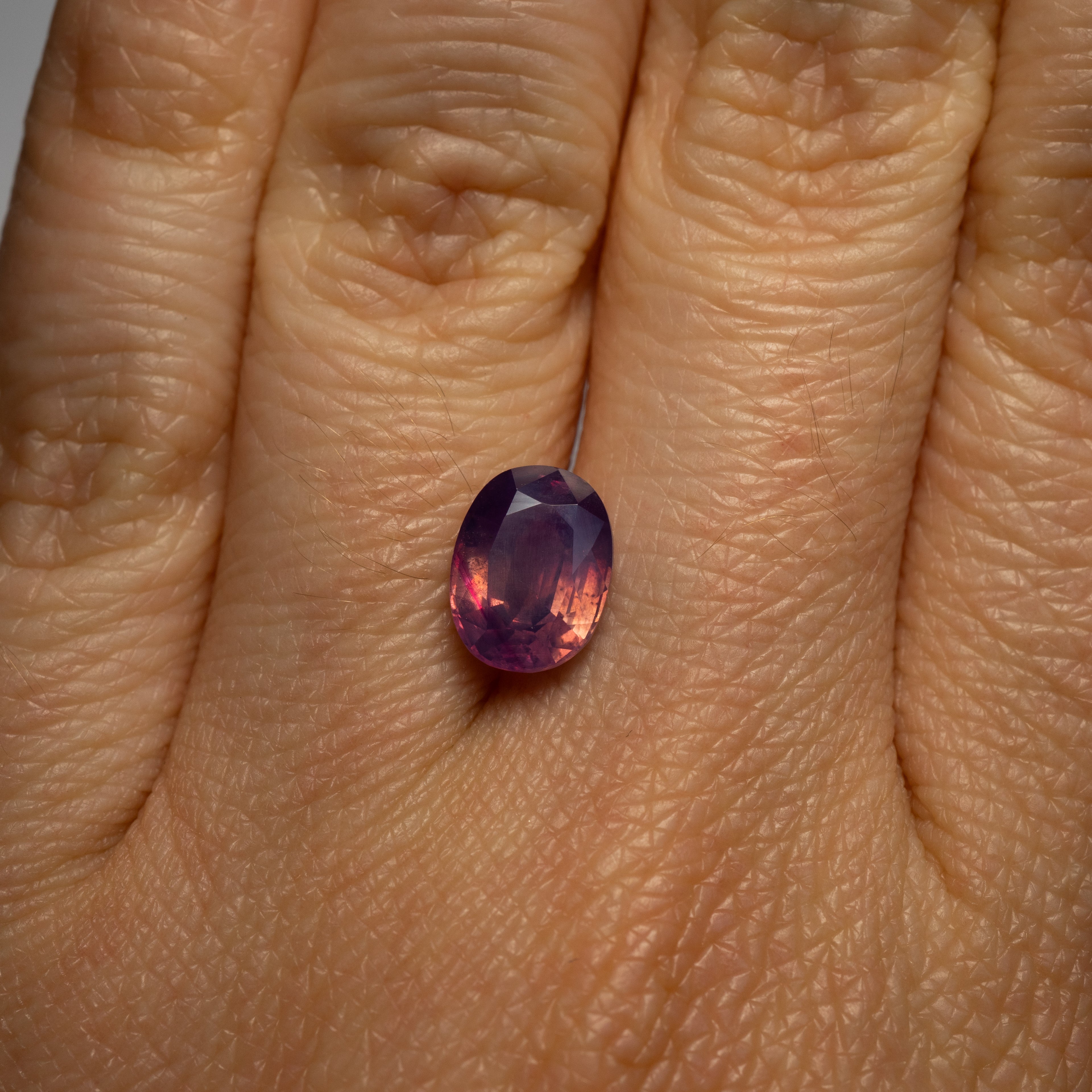 Natural Kashmir Purple Sapphire Gemstone | 2.89 Carat Oval Cut Unheated Loose Stone for Jewelry Making & Engagement Rings