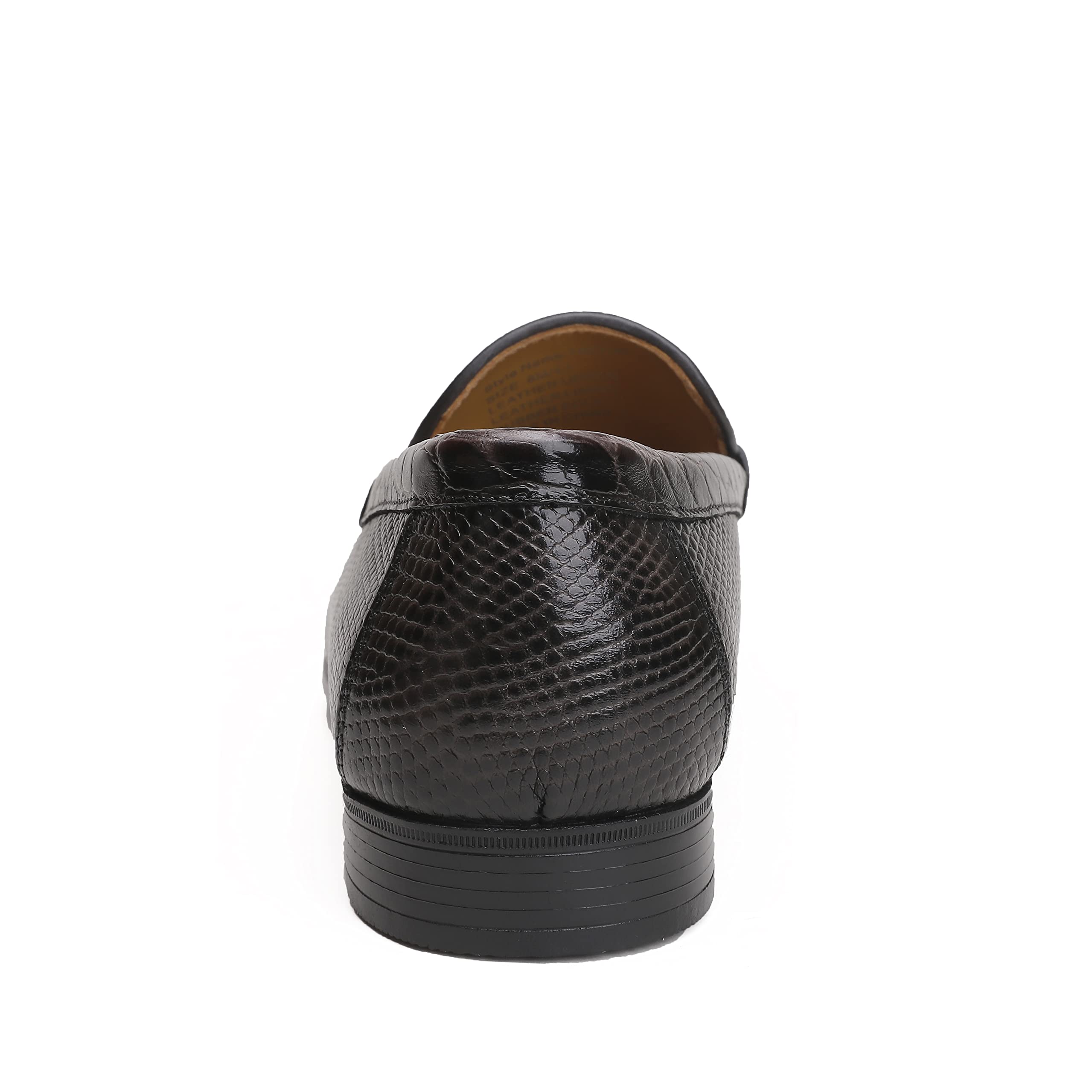 Men's Black Leather Loafers - Handcrafted Penny Slip-On Dress Shoes for Wedding & Party | Classic Comfort & Style for Formal Occasions