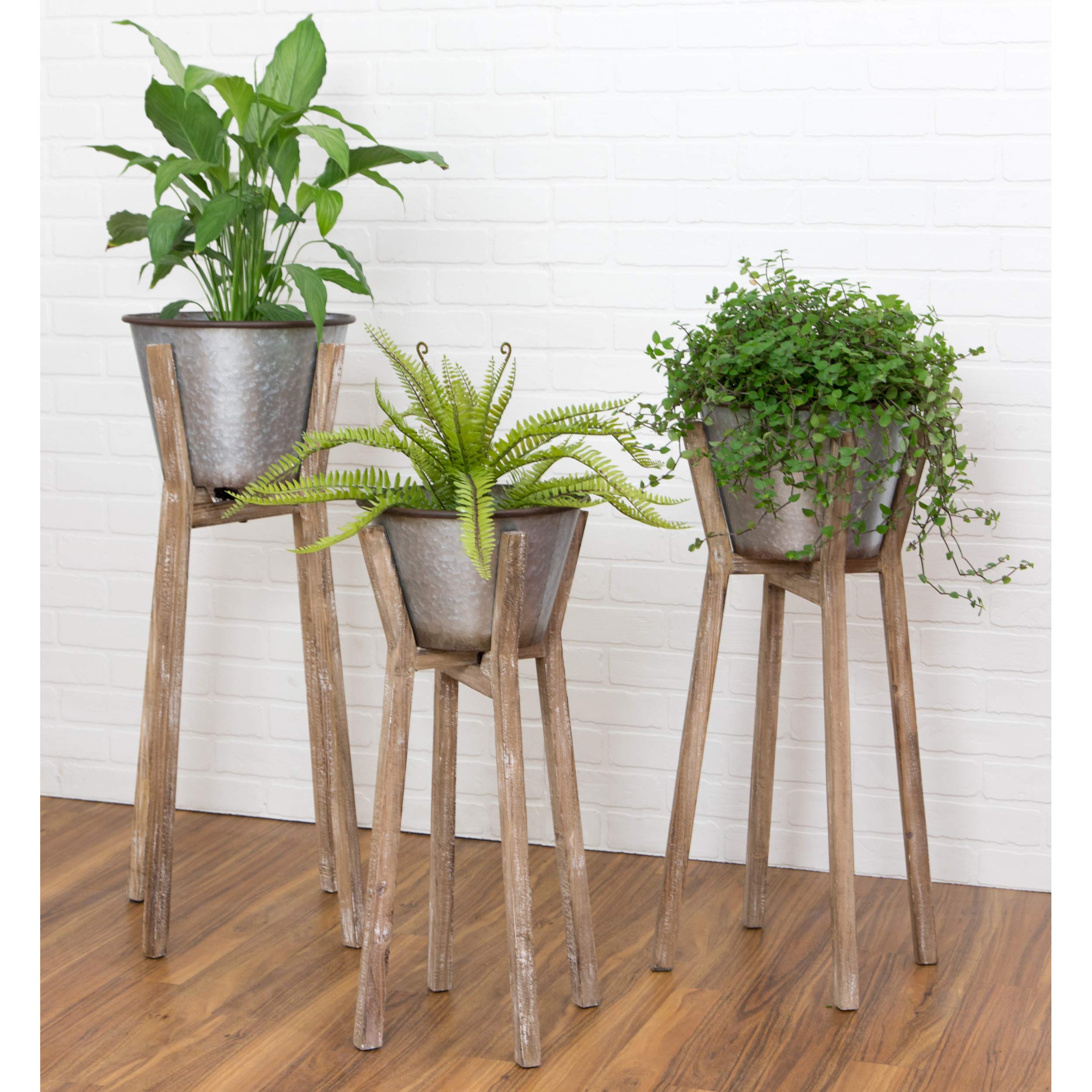 5582 Brown Planters - Durable Garden Plant Pots for Indoor & Outdoor Plants | Perfect for Home Decor, Balcony, Patio & Office Spaces