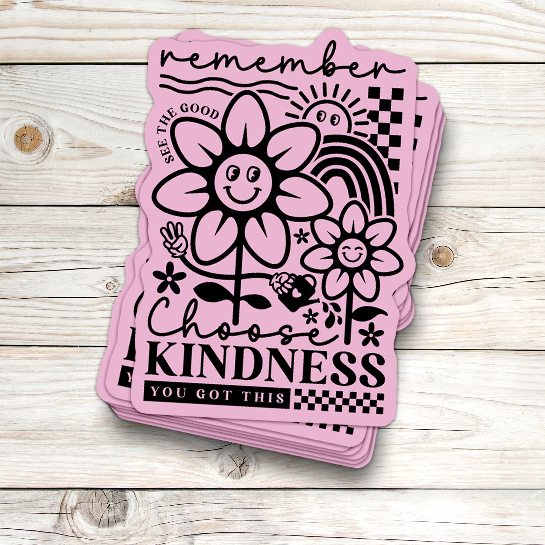 Choose Kindness Sticker - Motivational Decal for Laptops, Water Bottles & Notebooks - Spread Positivity Daily