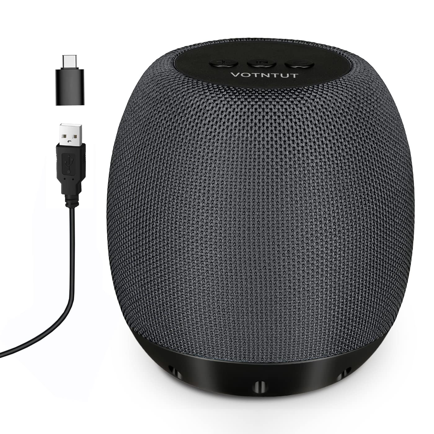 ZETIY USB-Powered PC Speakers - High-Quality Stereo Sound with Enhanced Bass & Louder Volume for Desktop & Laptop - Perfect for Gaming, Music & Home Office (Gray)
